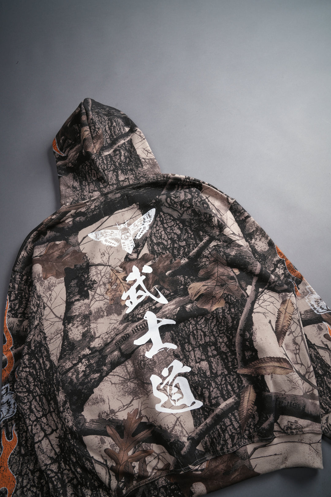 Okami Wolf "Dempsey" Hoodie in Clay Woodland Camo