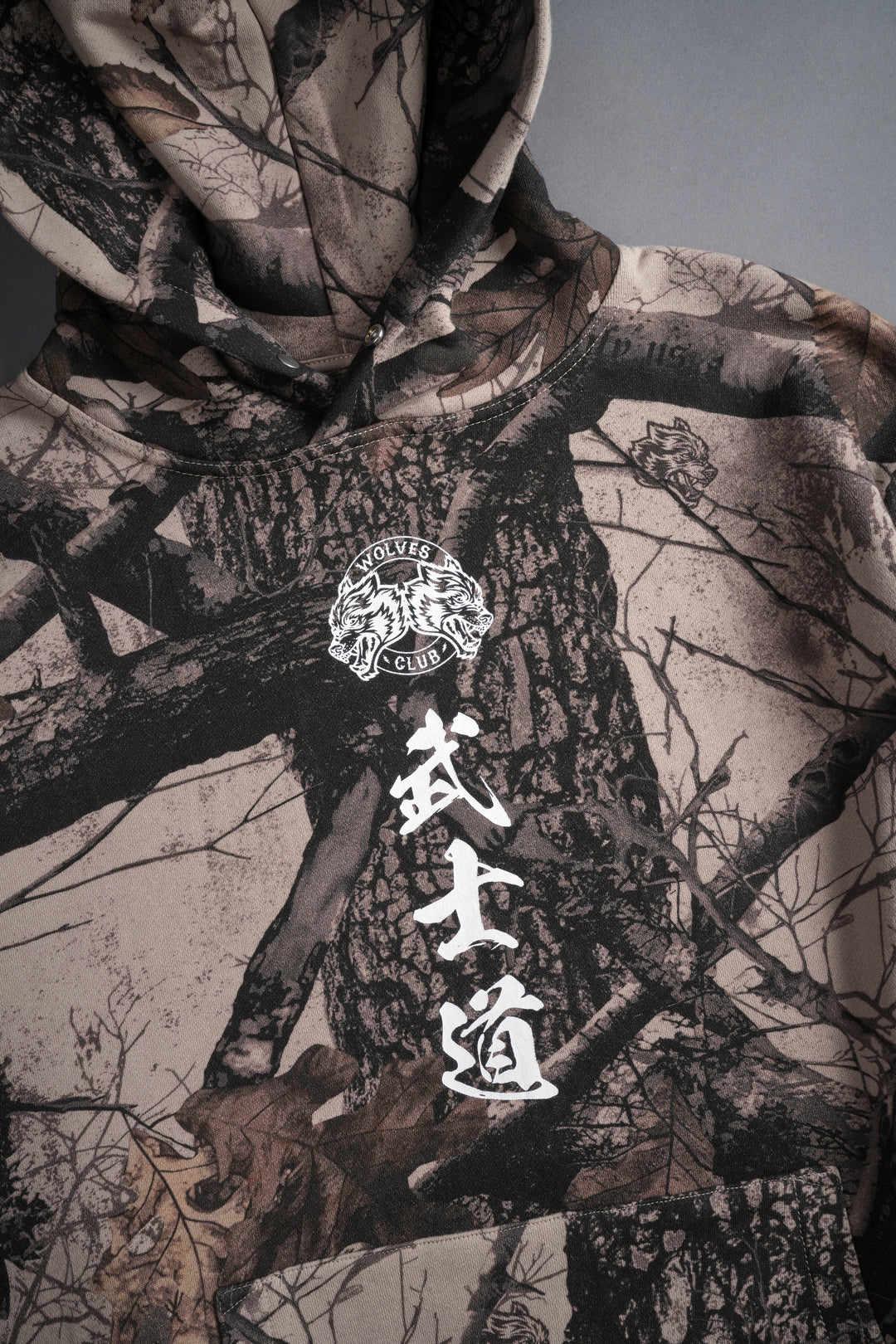 Inferno "Pierce" Unisex Hoodie in Clay Woodland Camo