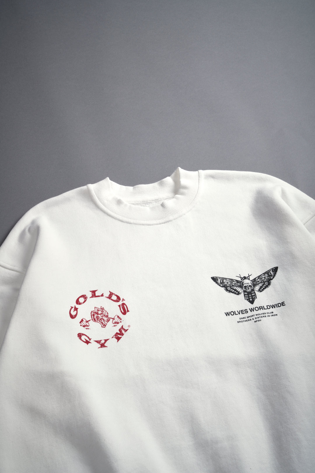 Gold's Moth She London Crewneck in Cream