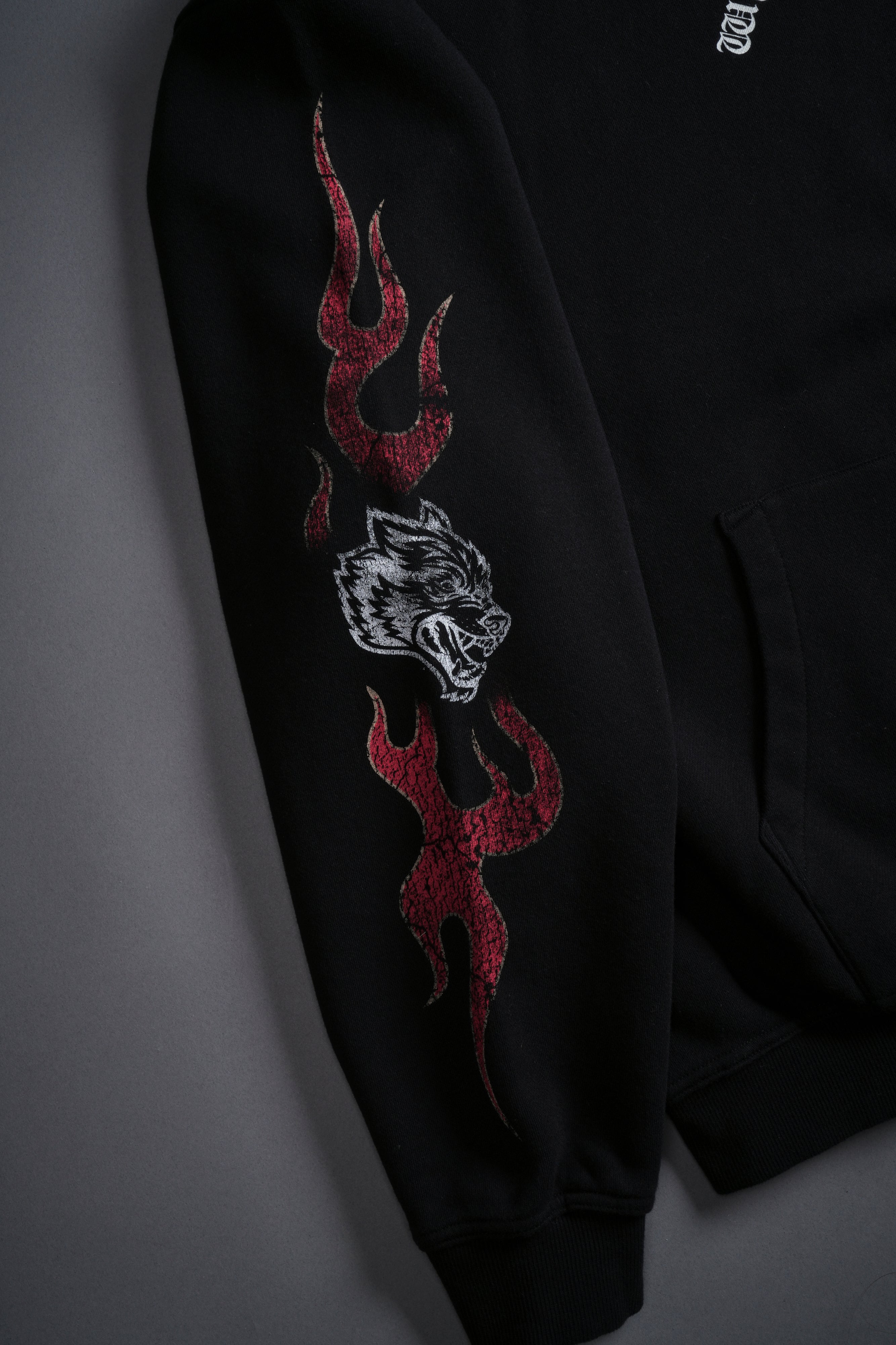 Okami Wolf "Dempsey" Hoodie in Black