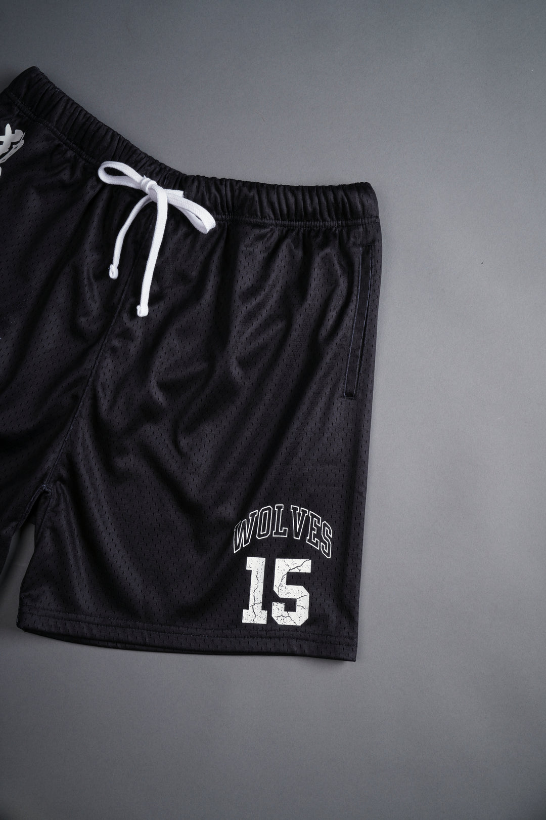 Hannya Mesh Shorts in Black