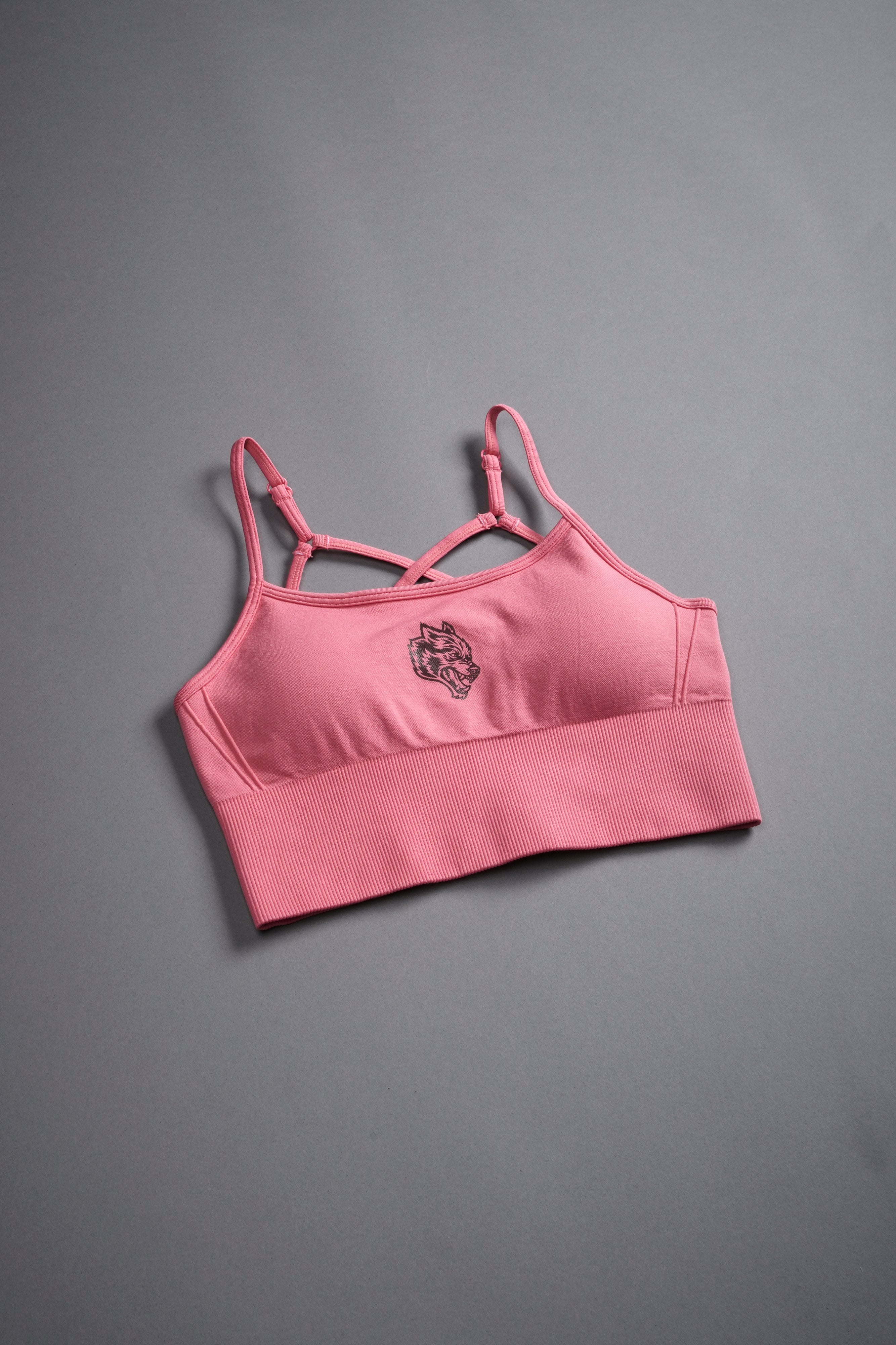 Single Wolf "Everson Seamless" Huxley Bra in Pink Ice