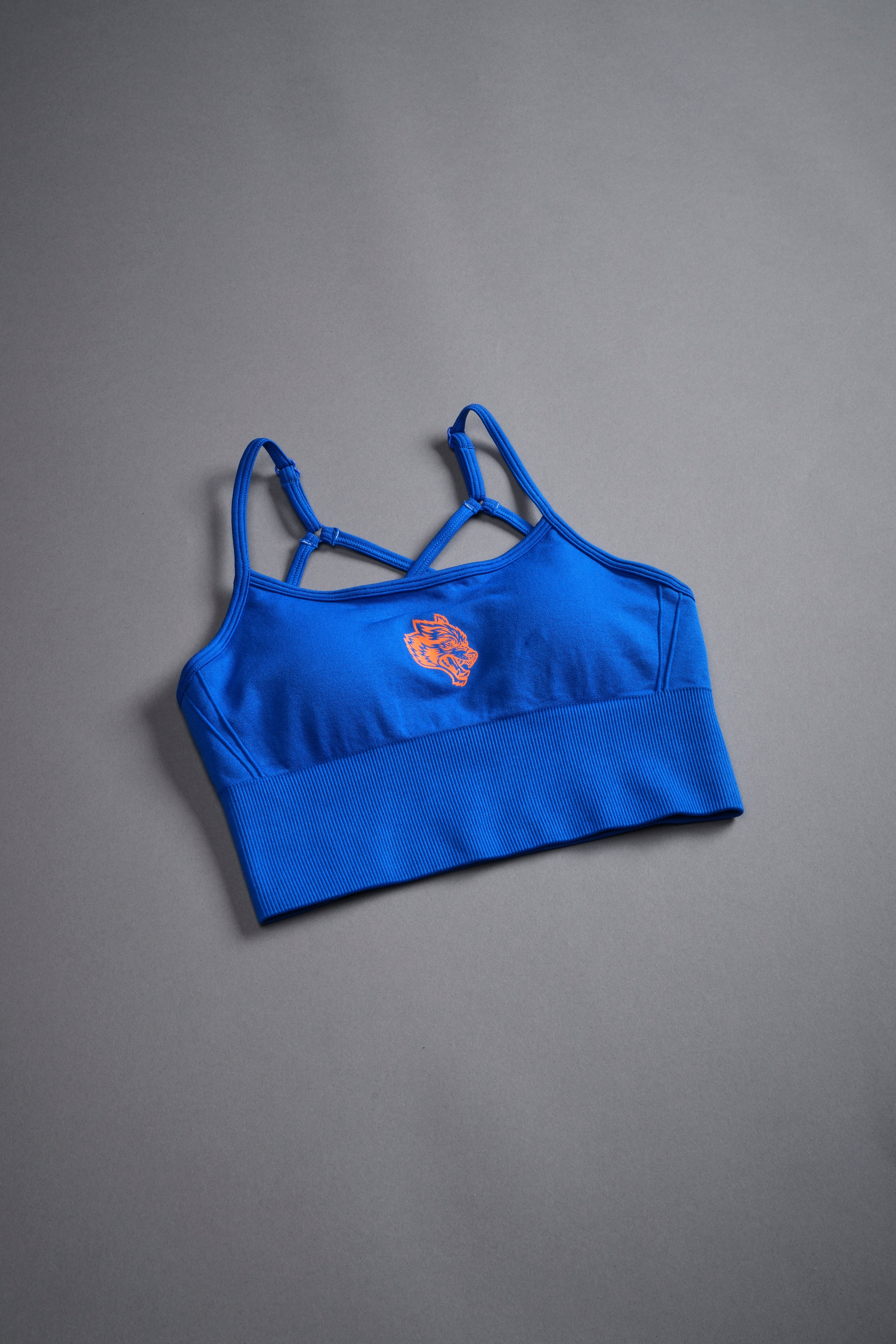 Single Wolf "Everson Seamless" Huxley Bra in Darc Cobalt