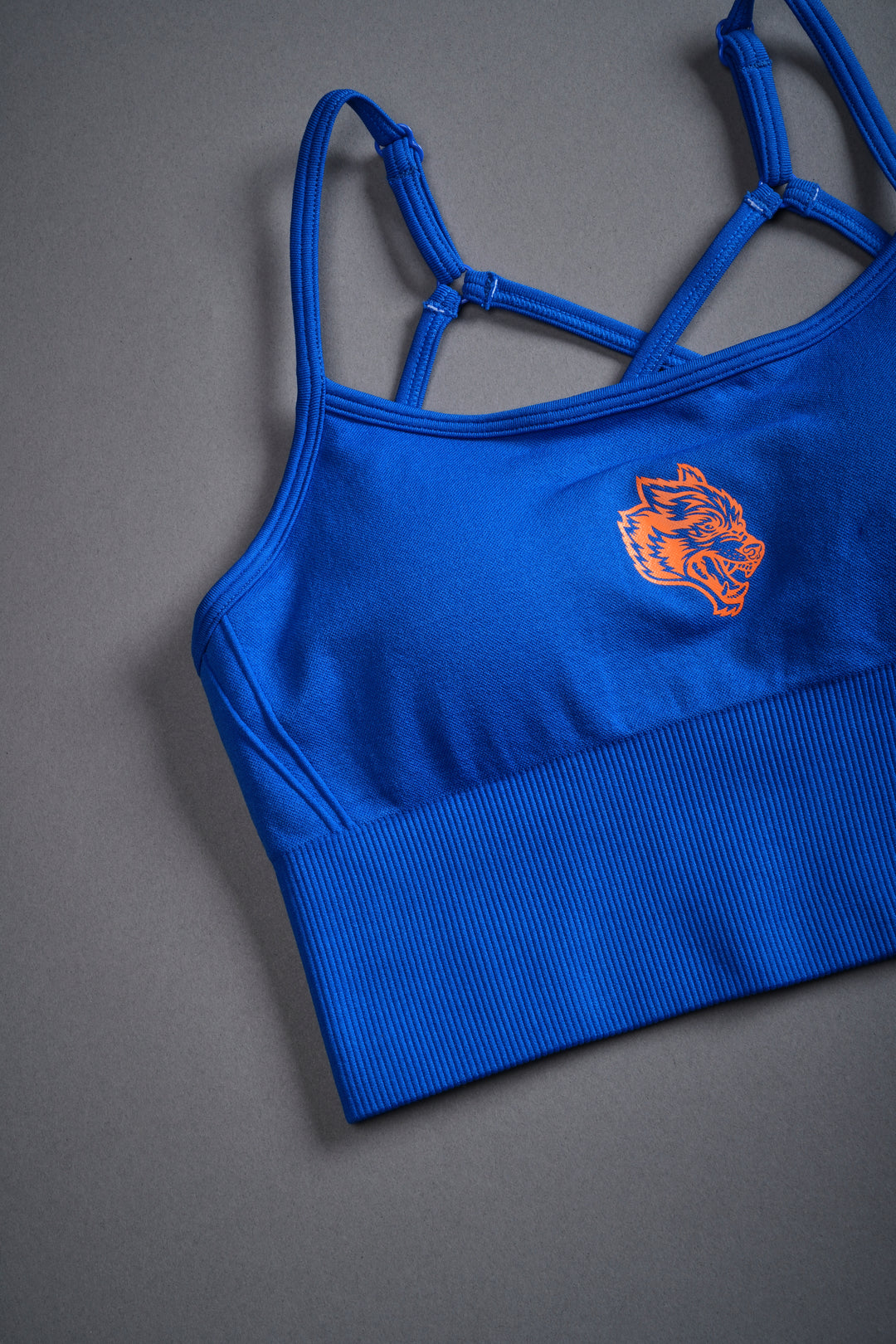 Single Wolf "Everson Seamless" Huxley Bra in Darc Cobalt