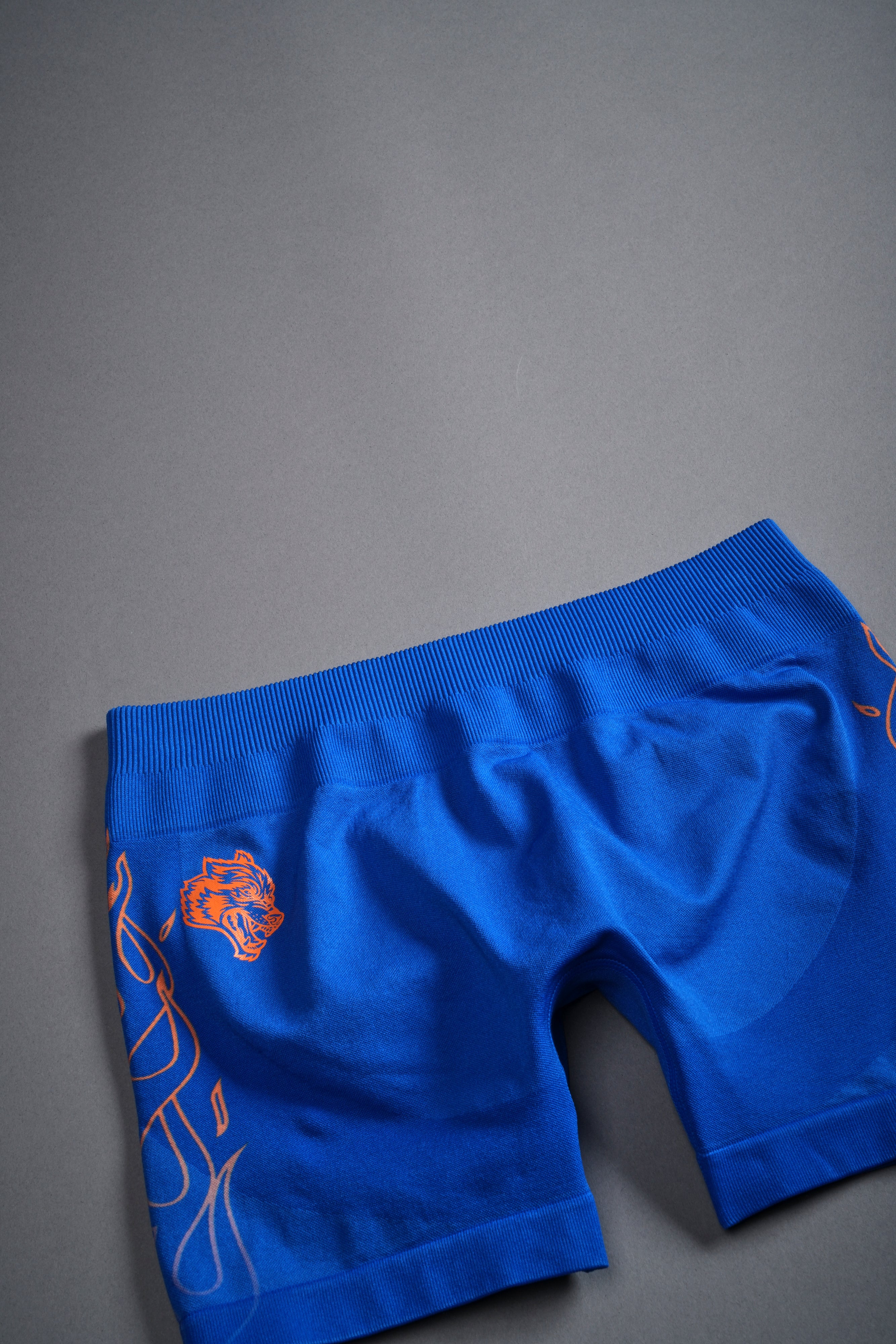 On Fire Everson Seamless "Katya" Shorts in Darc Cobalt