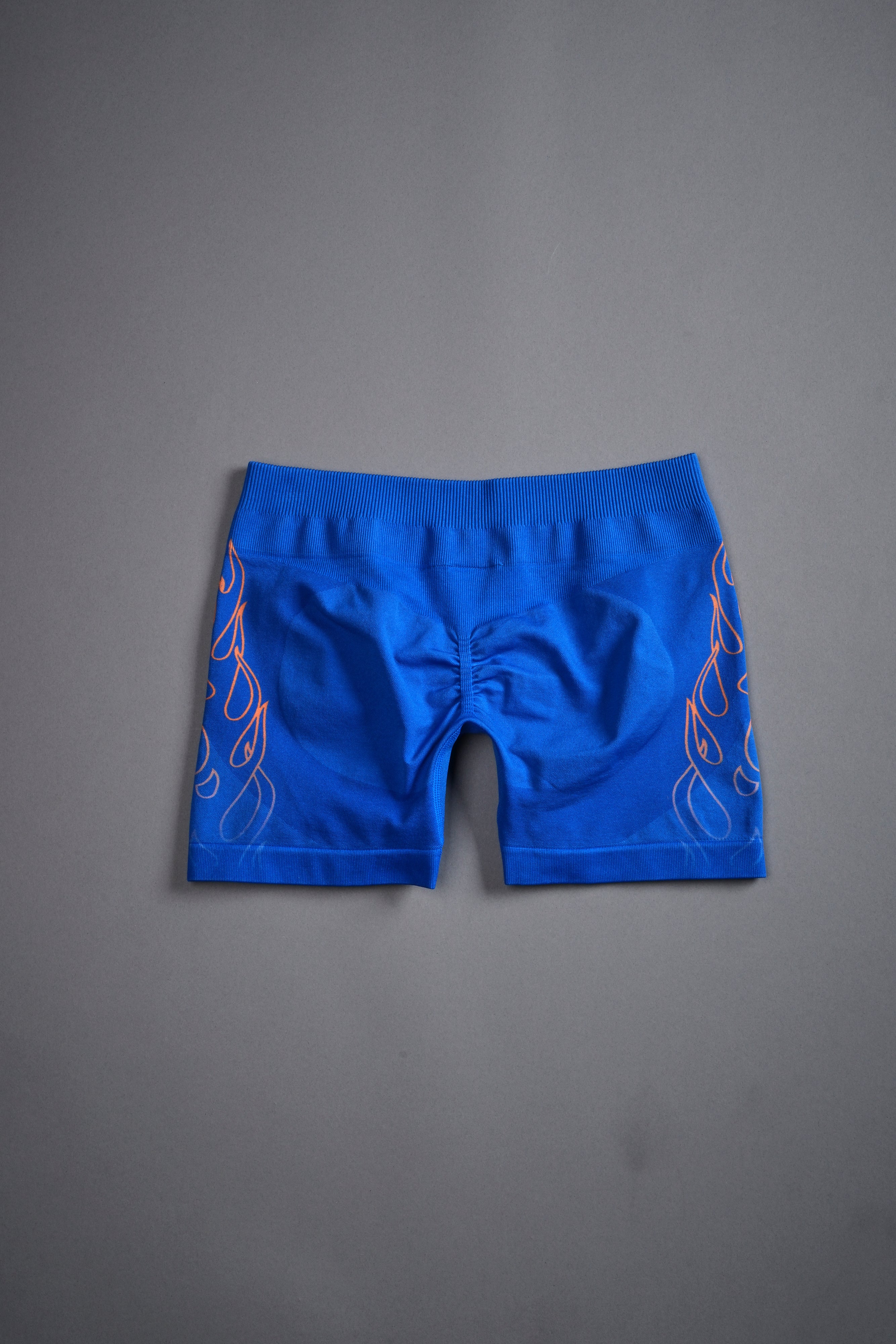 On Fire Everson Seamless "Katya" Shorts in Darc Cobalt