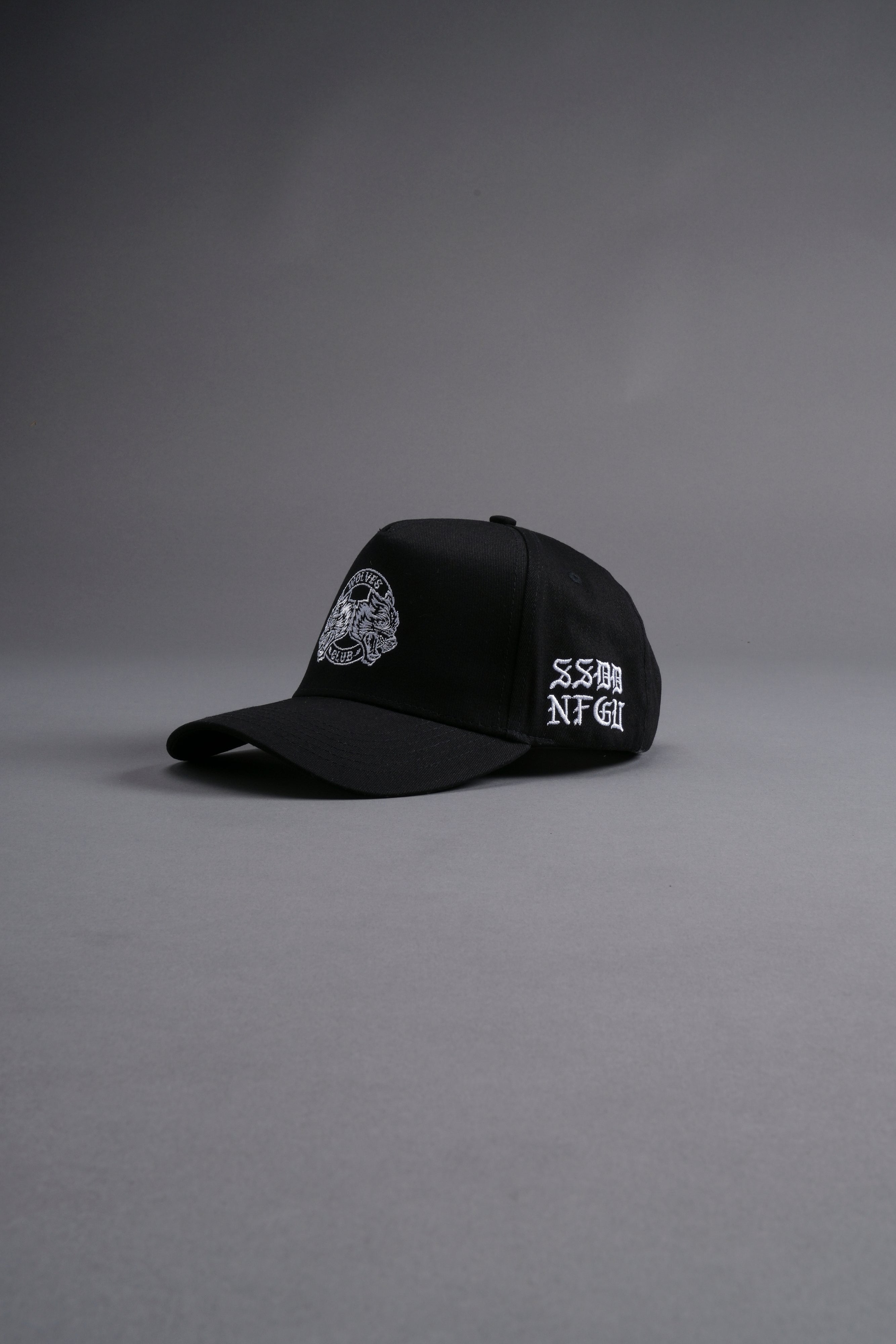 Fired Up 5 Panel Hat in Black