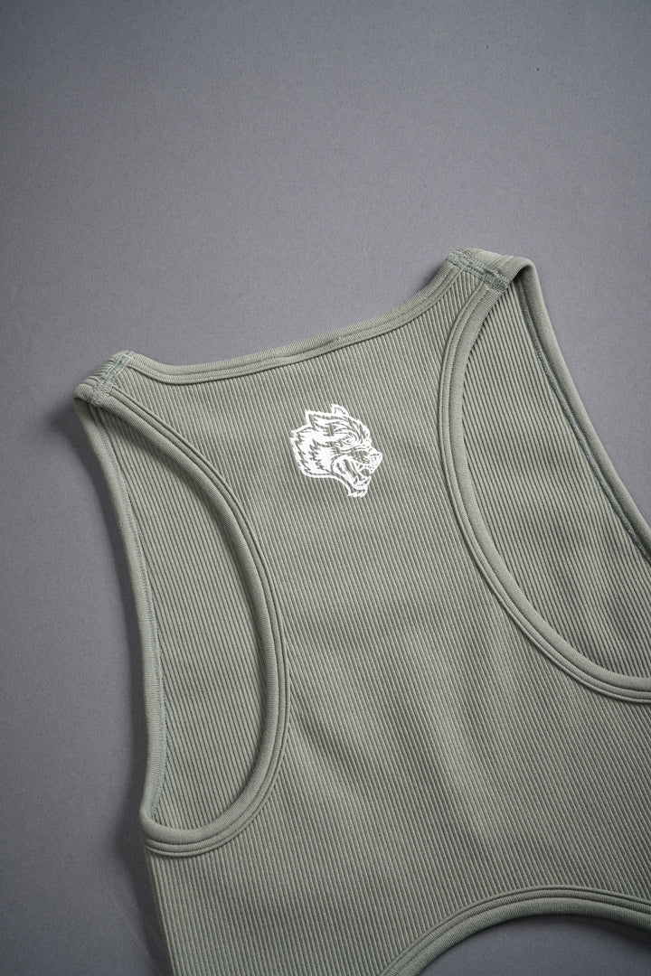 Loyalty "Everson Seamless" Curve Tank in Owen Green