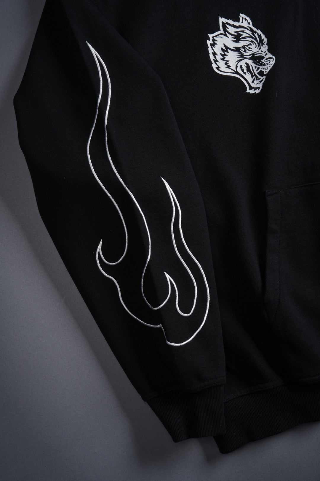 Our Fire "Grunge" Hoodie in Black