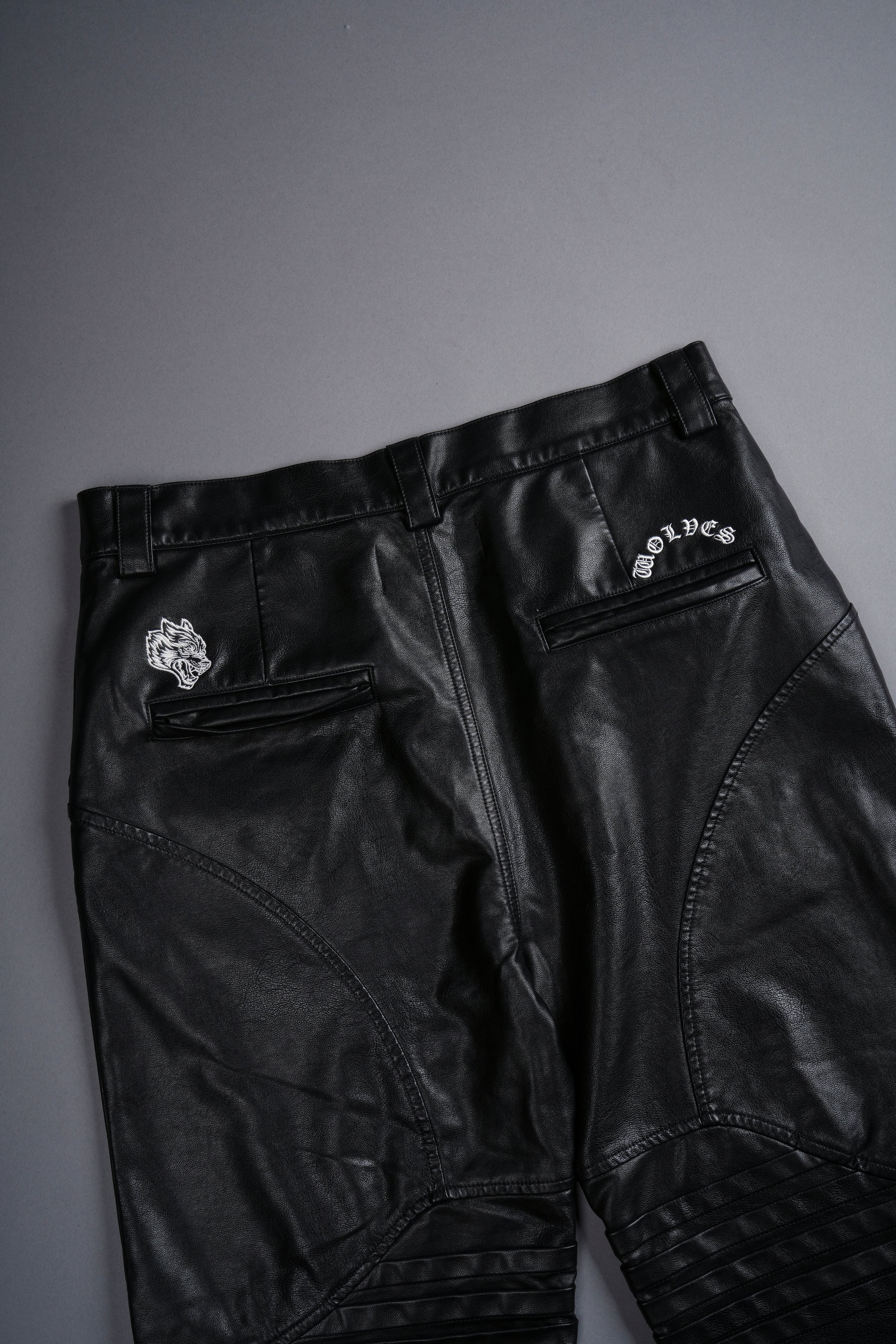 Chopper Wolf McKagan Faux Leather Pants in Black – DarcSport
