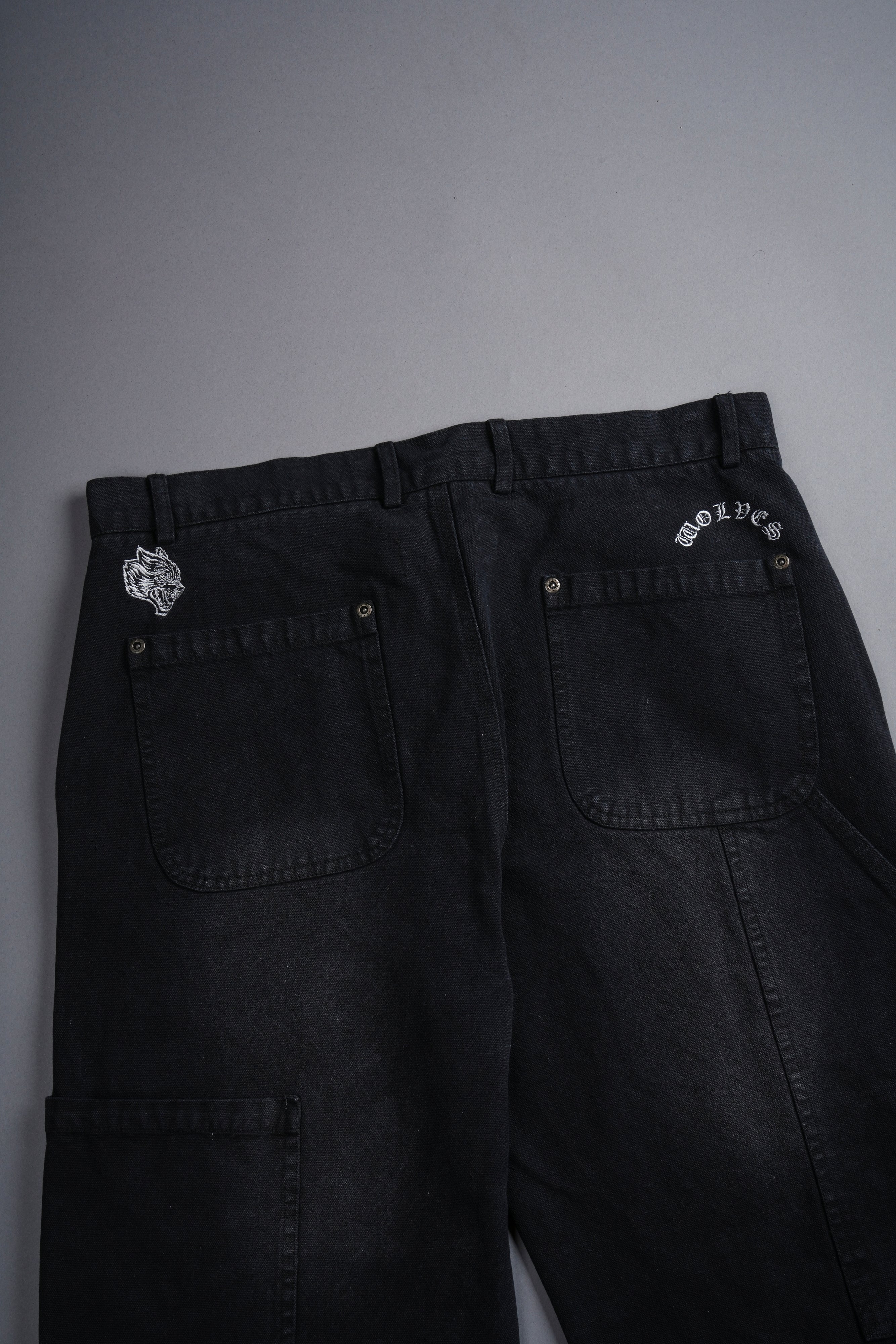 Chopper Wolf Hoffa Flare Pants V2 in Black