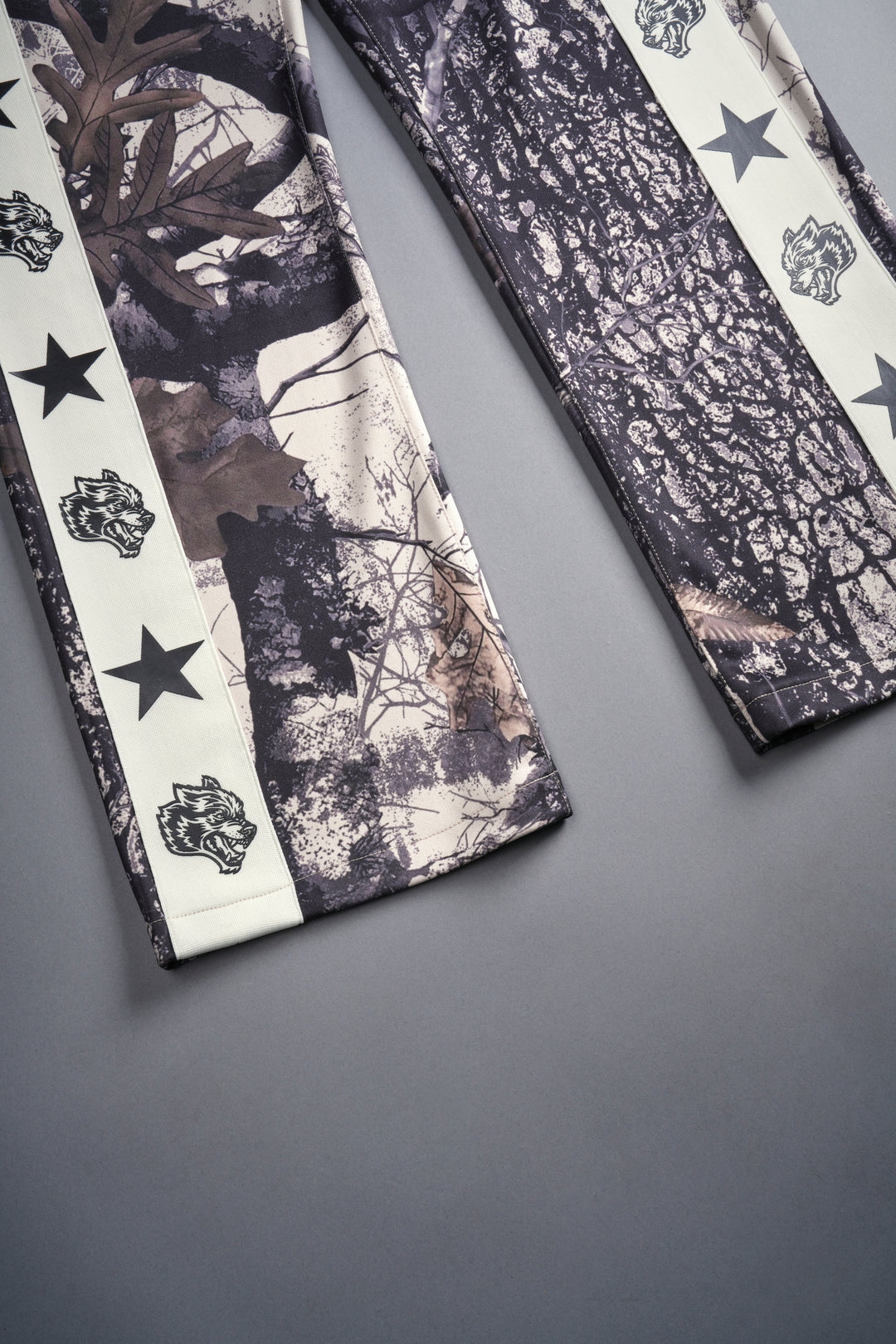 Wolves Roadster Track Pants in Clay Woodland Camo