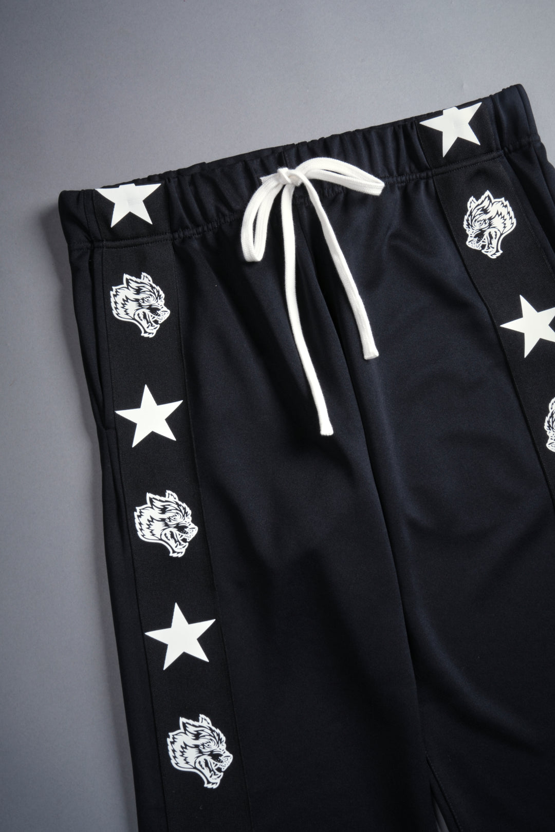 Wolves Roadster Track Pants in Black/Black