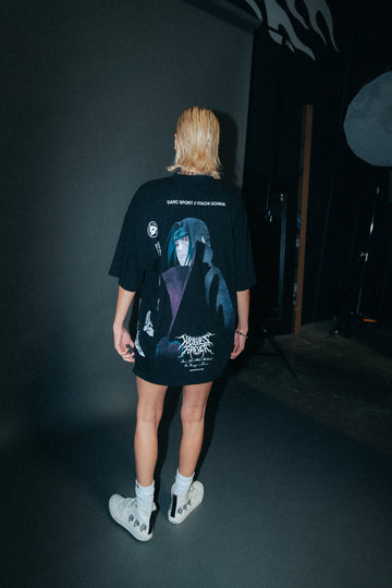 Itachi Uchiha "Side By Side" Series Premium Tee in Black