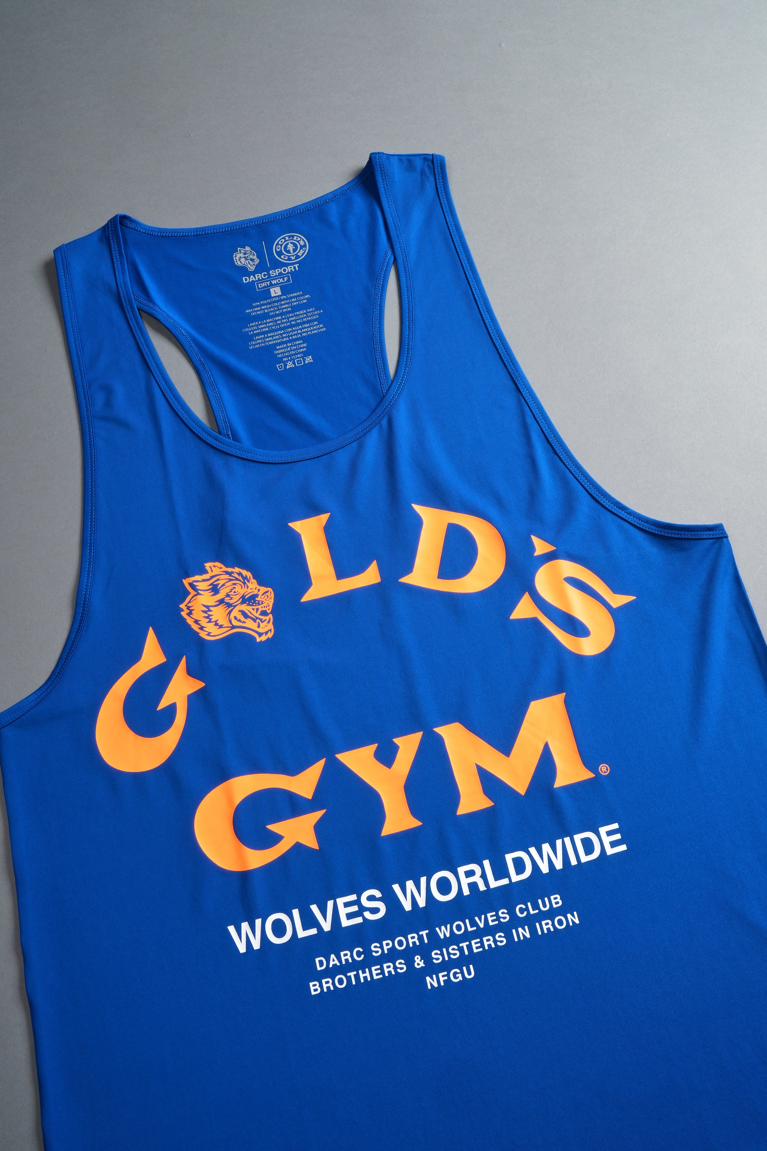 Gold's "Dry Wolf" (Mecca) Tank in Cobalt