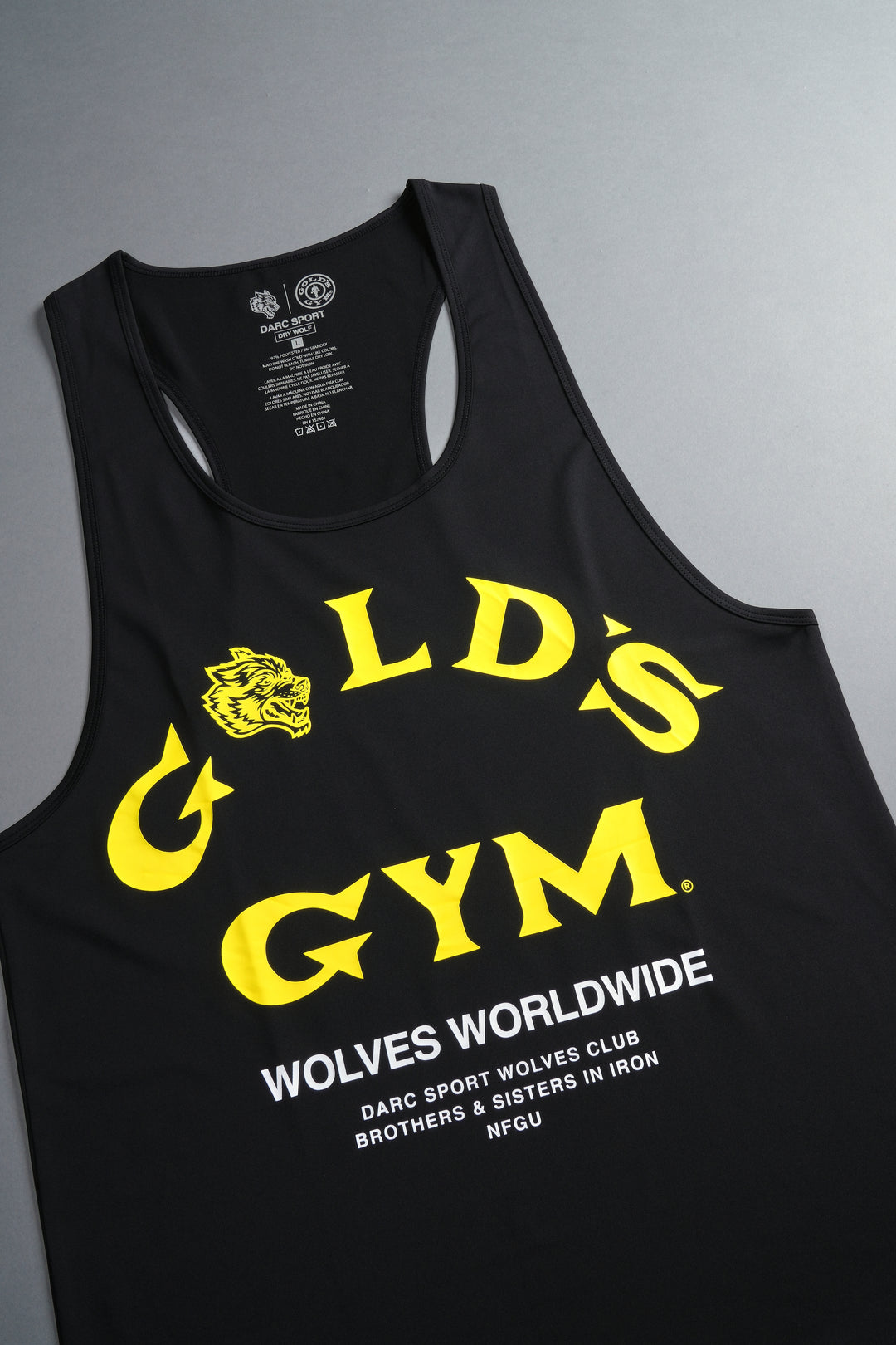 Gold's "Dry Wolf" (Mecca) Tank in Black