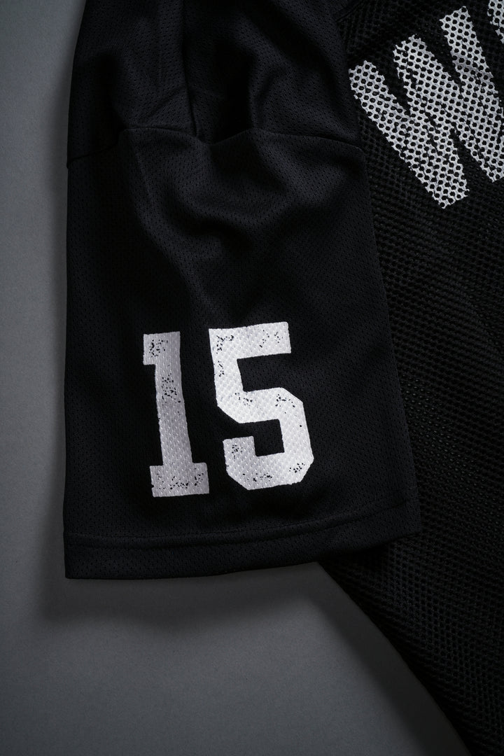 Wolves Forever Emmitt Football Jersey in Black