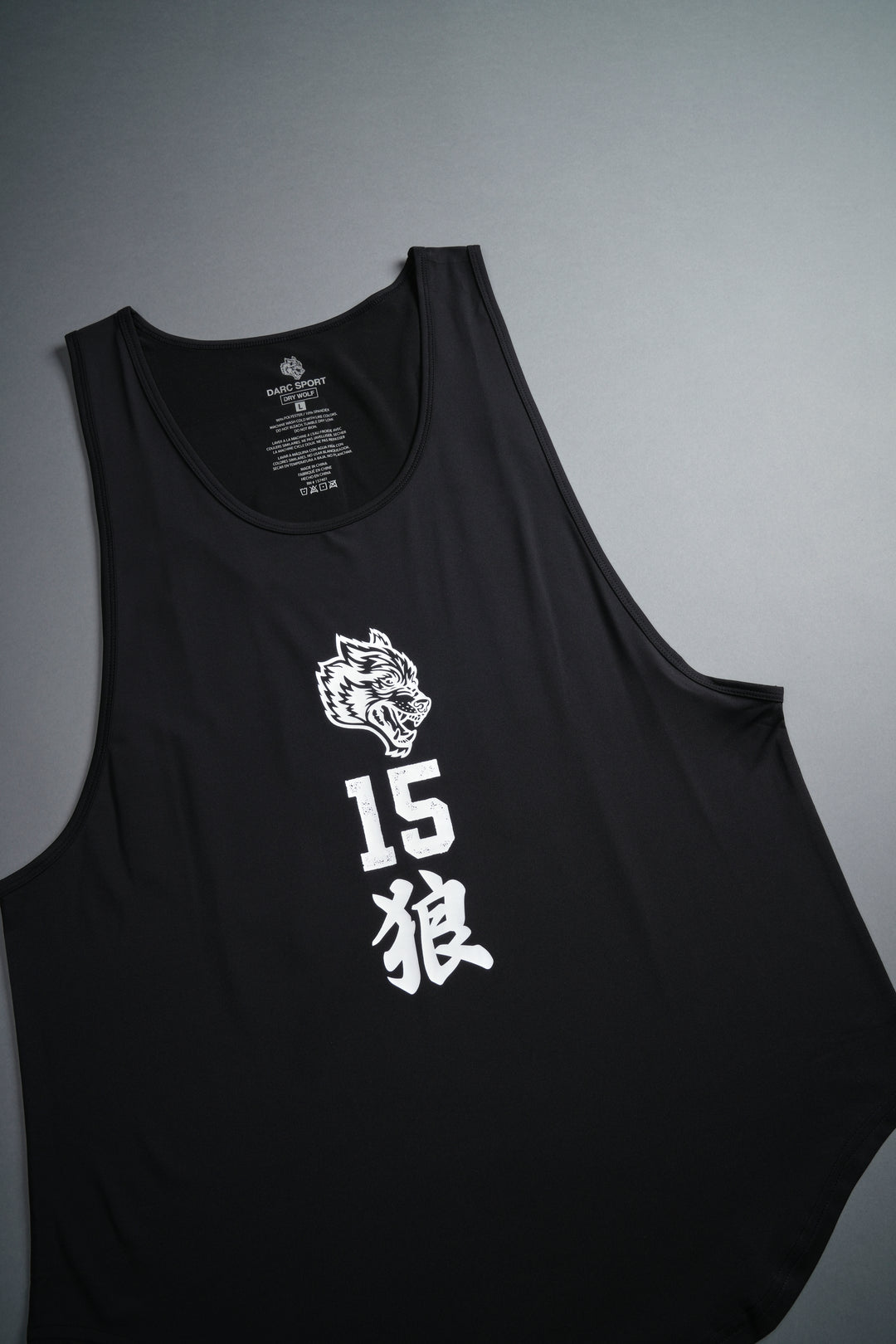 Our Zone "Dry Wolf" (Drop) Tank in Black