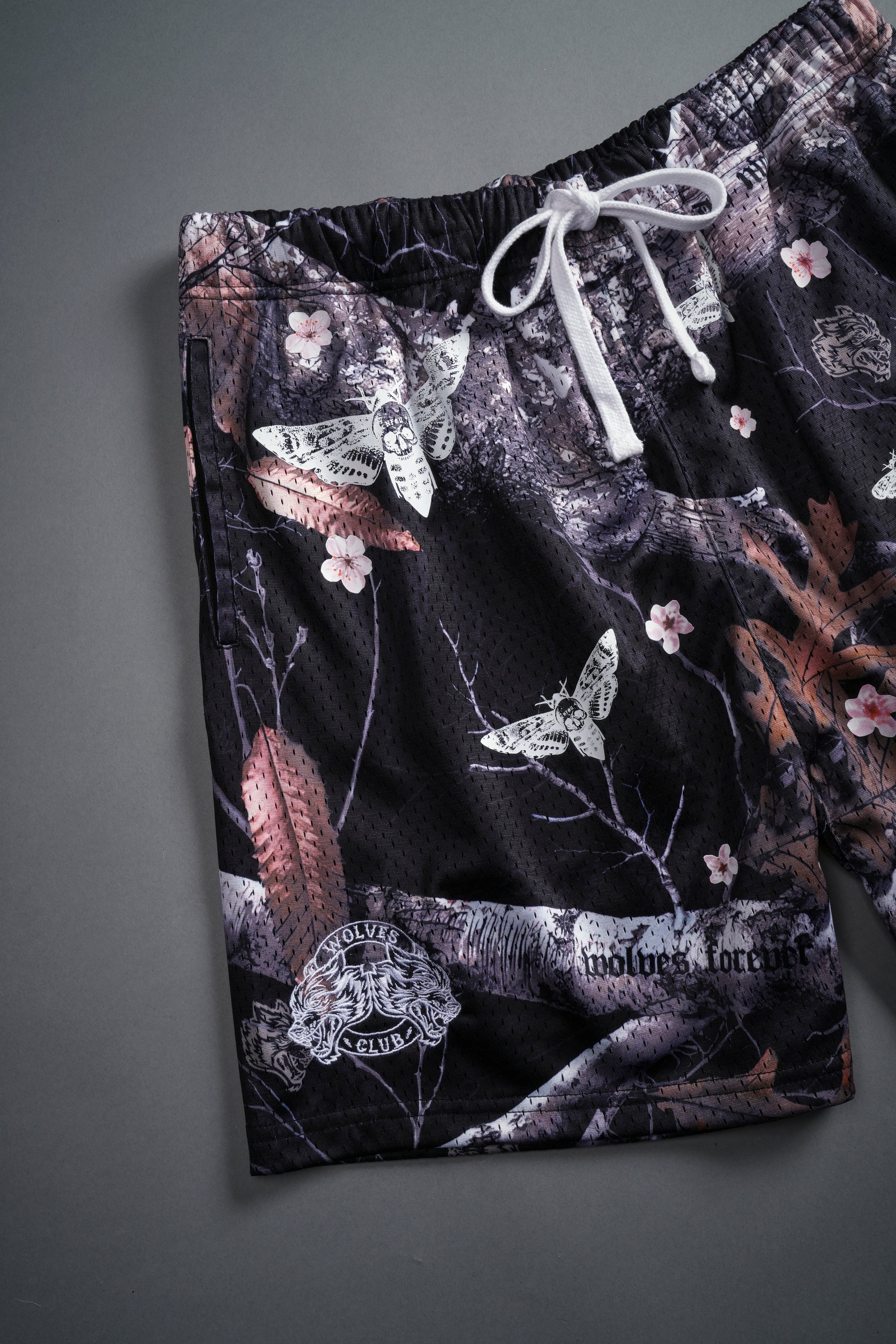 Civil Regime - Camo Floral Mesh selling Shorts