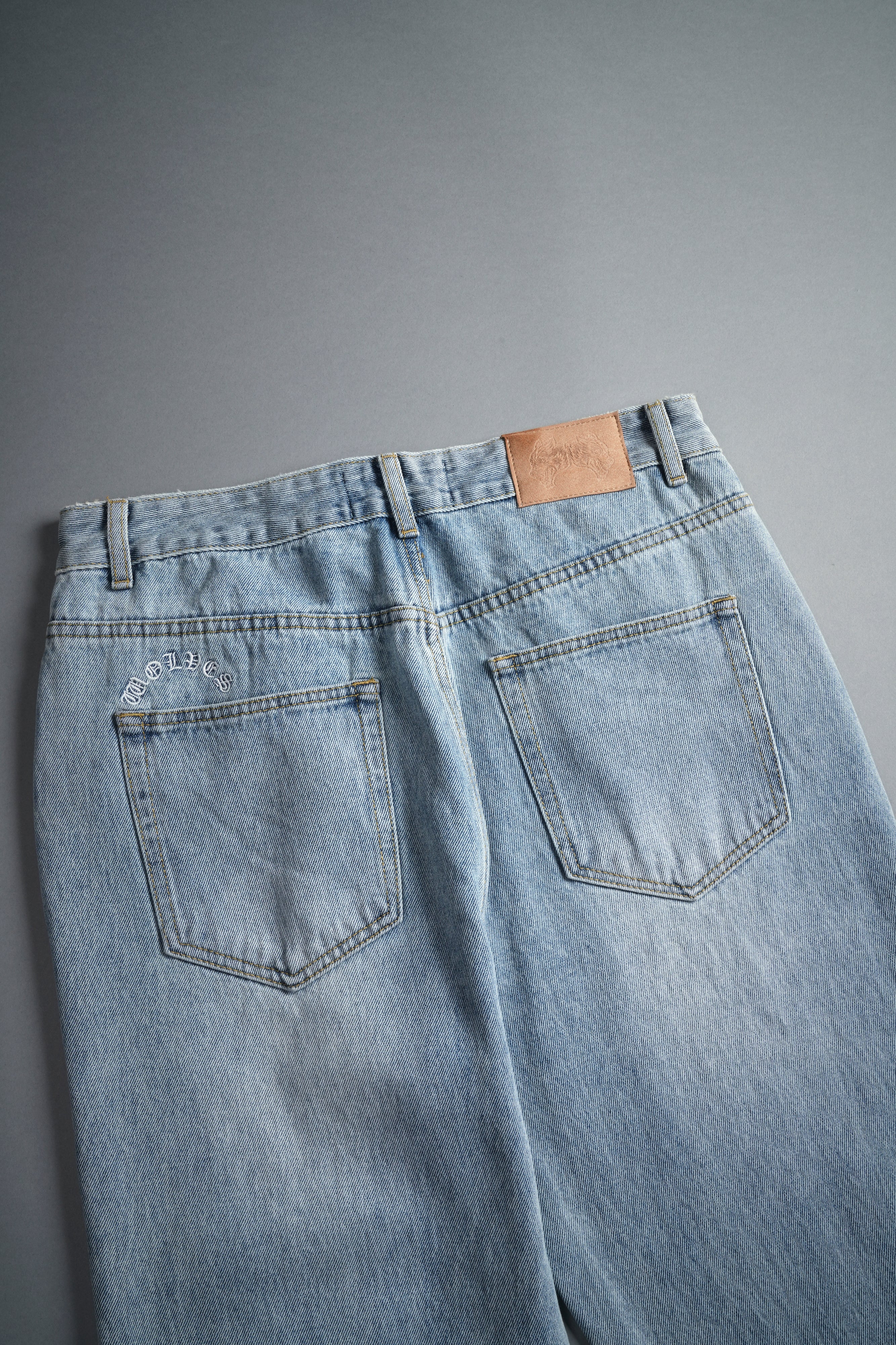 Wolf Chopper Campbell Denim Jeans in Light Wash