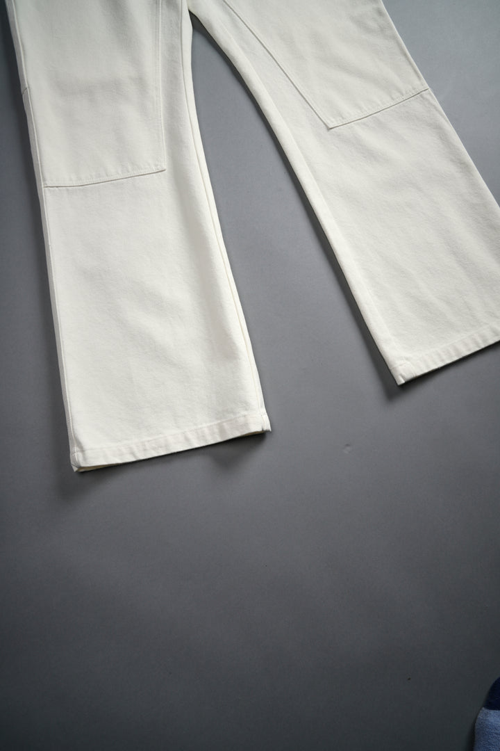 Chopper Hoffa Flare Pants in Cream