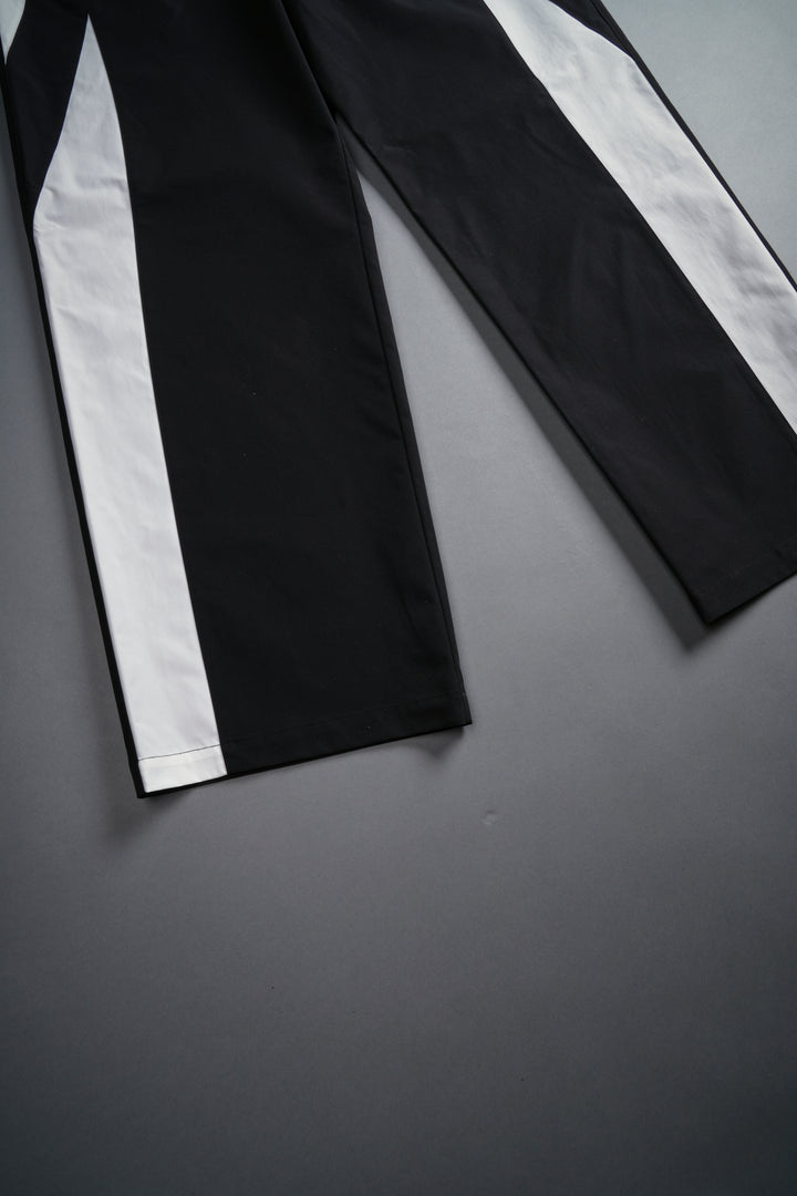 Dual Brolic Unisex Track Pants in Black/White