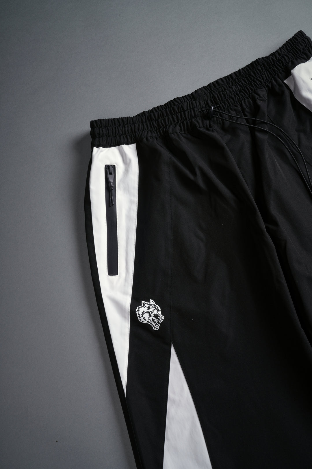 Dual Brolic Unisex Track Pants in Black/White