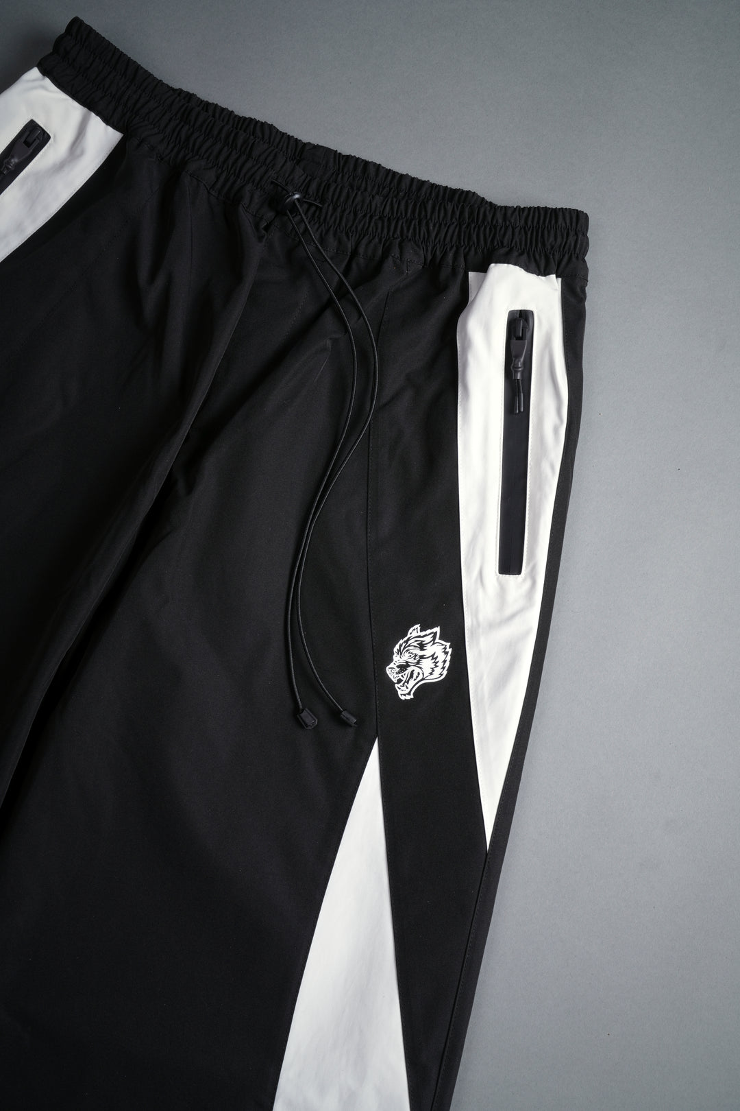 Dual Brolic Unisex Track Pants in Black/White