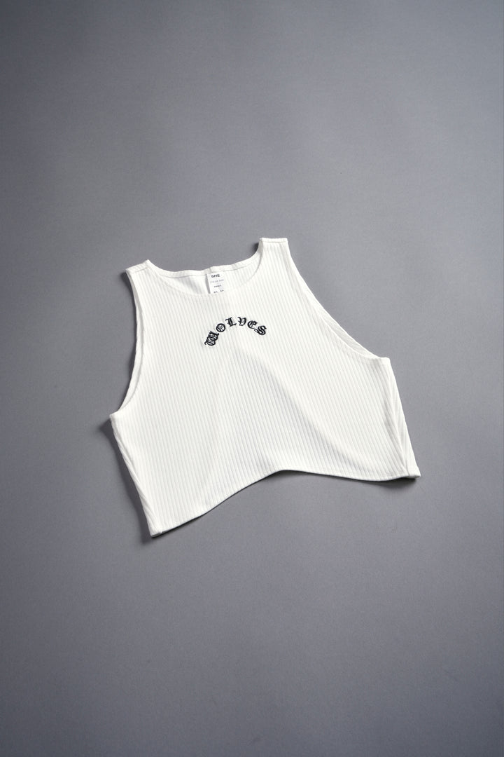 Chopper Rib Curve Tank in Cream