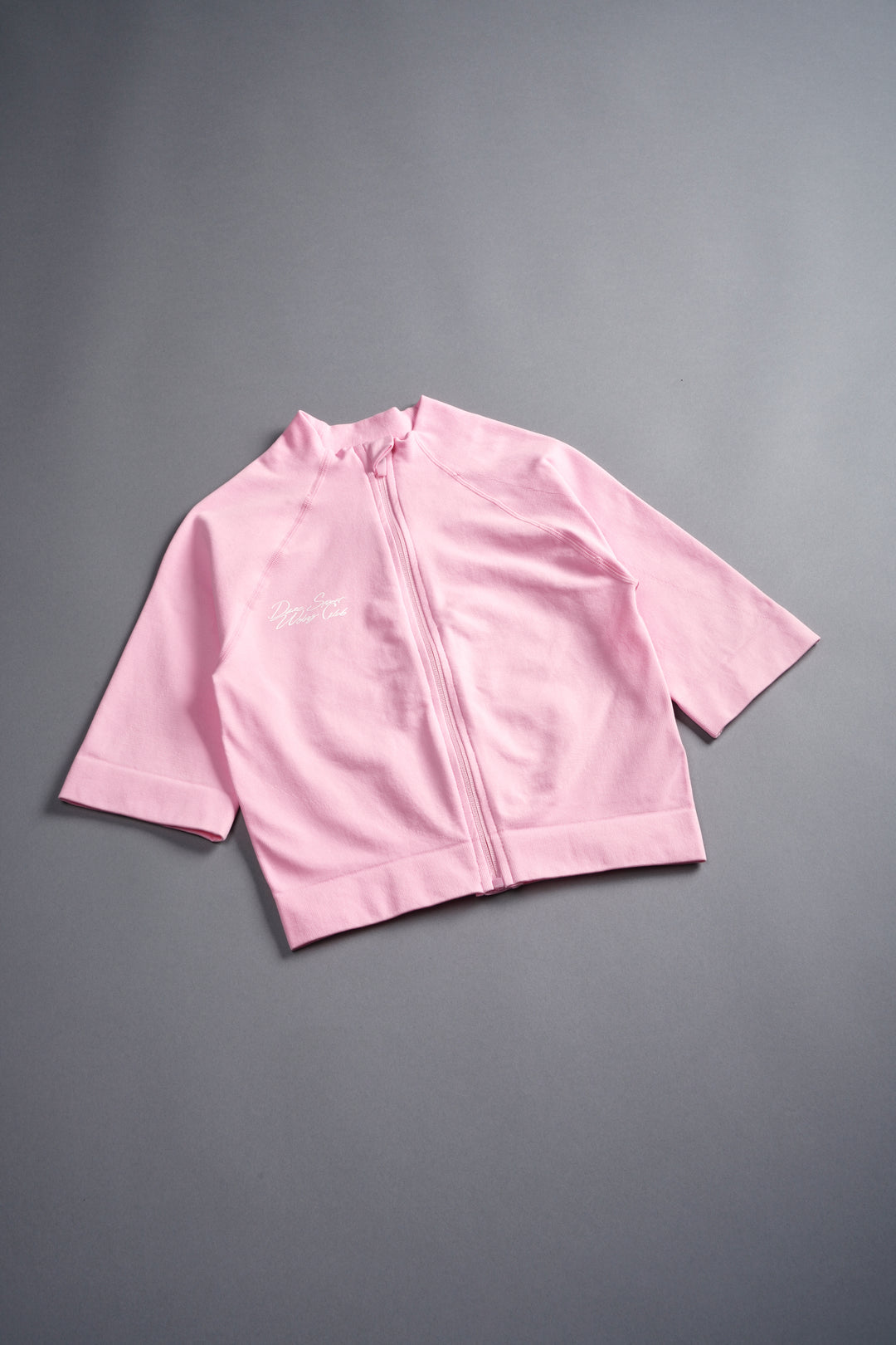 Written In Stone "Everson Seamless" Yasmin S/S Zip Top in Cherry Blossom