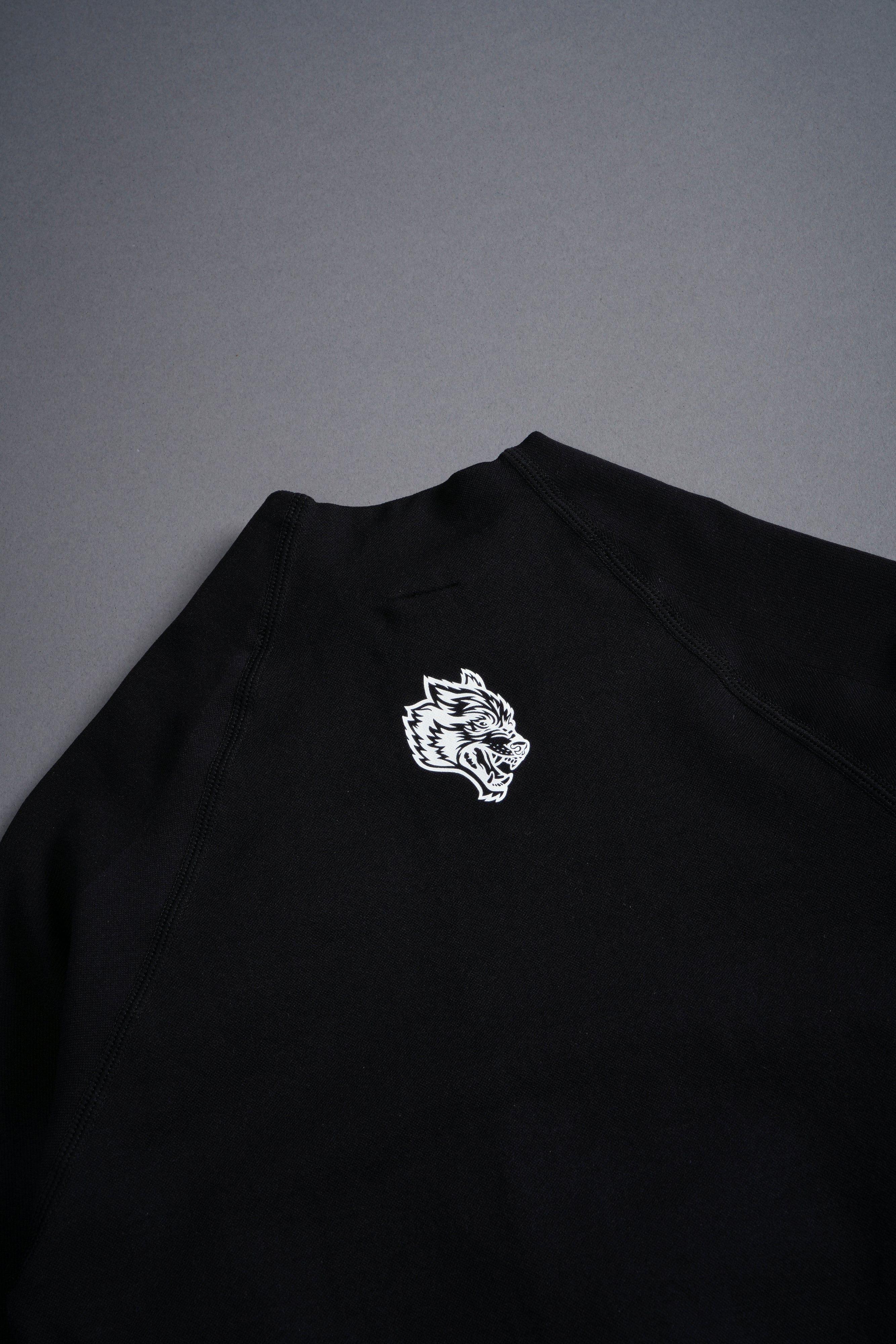 Written In Stone "Everson Seamless" Yasmin L/S Zip Top in Black