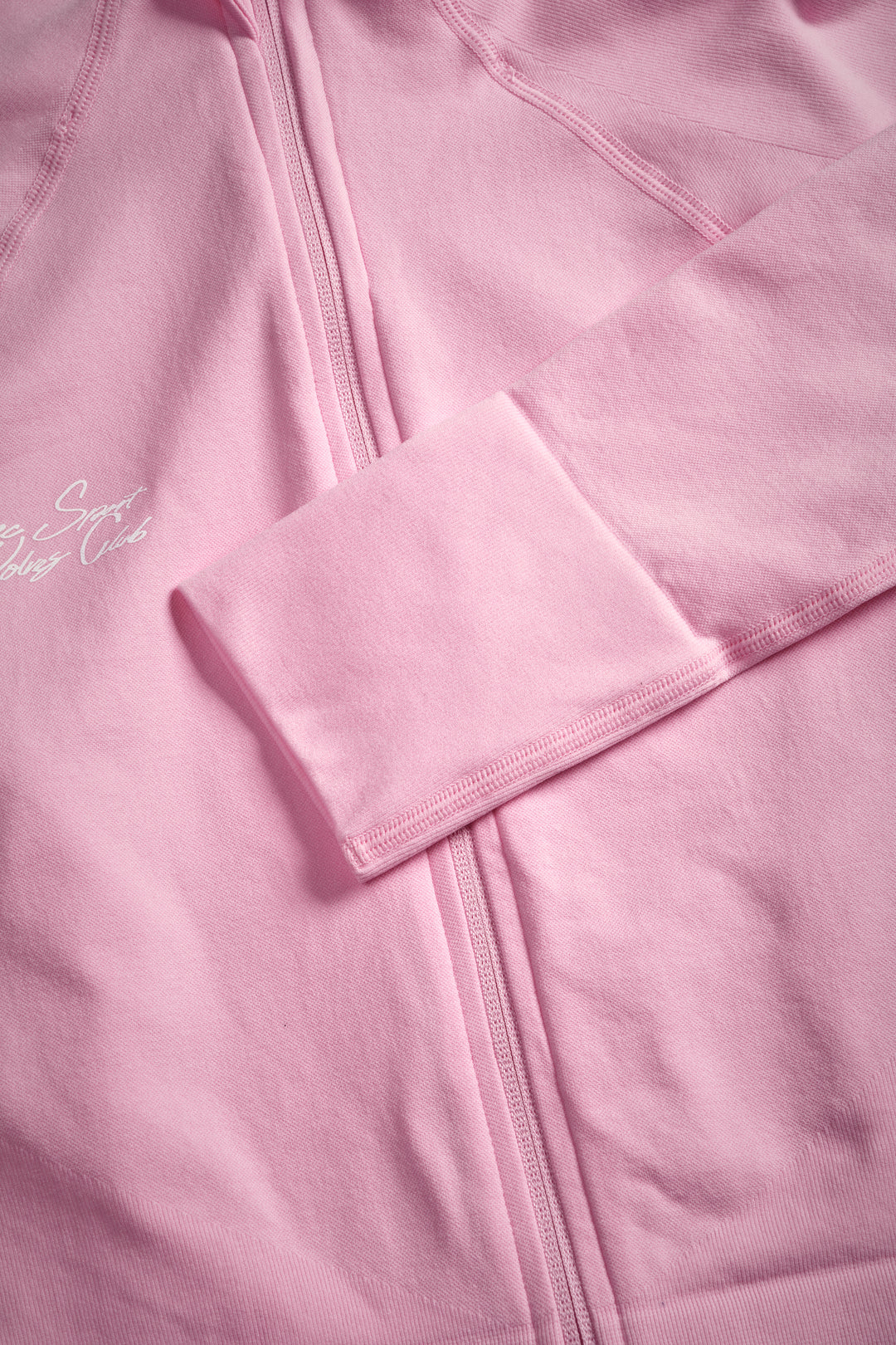 Written In Stone "Everson Seamless" Yasmin L/S Zip Top in Cherry Blossom