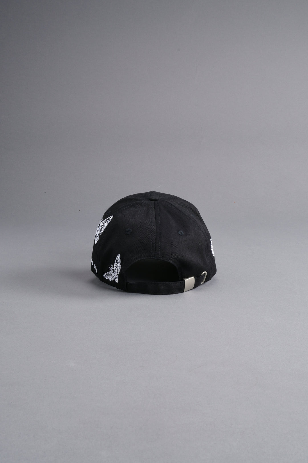 Metal 5 Panel Hat in Black