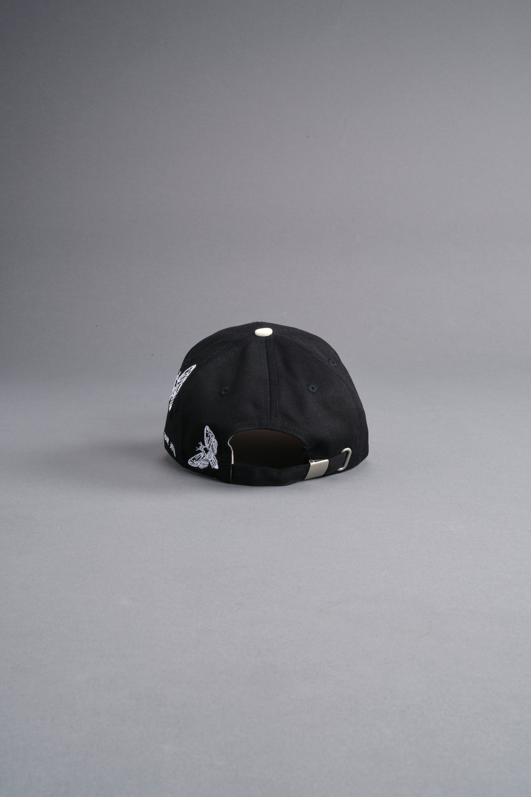 Metal 5 Panel Hat in Black/Cream