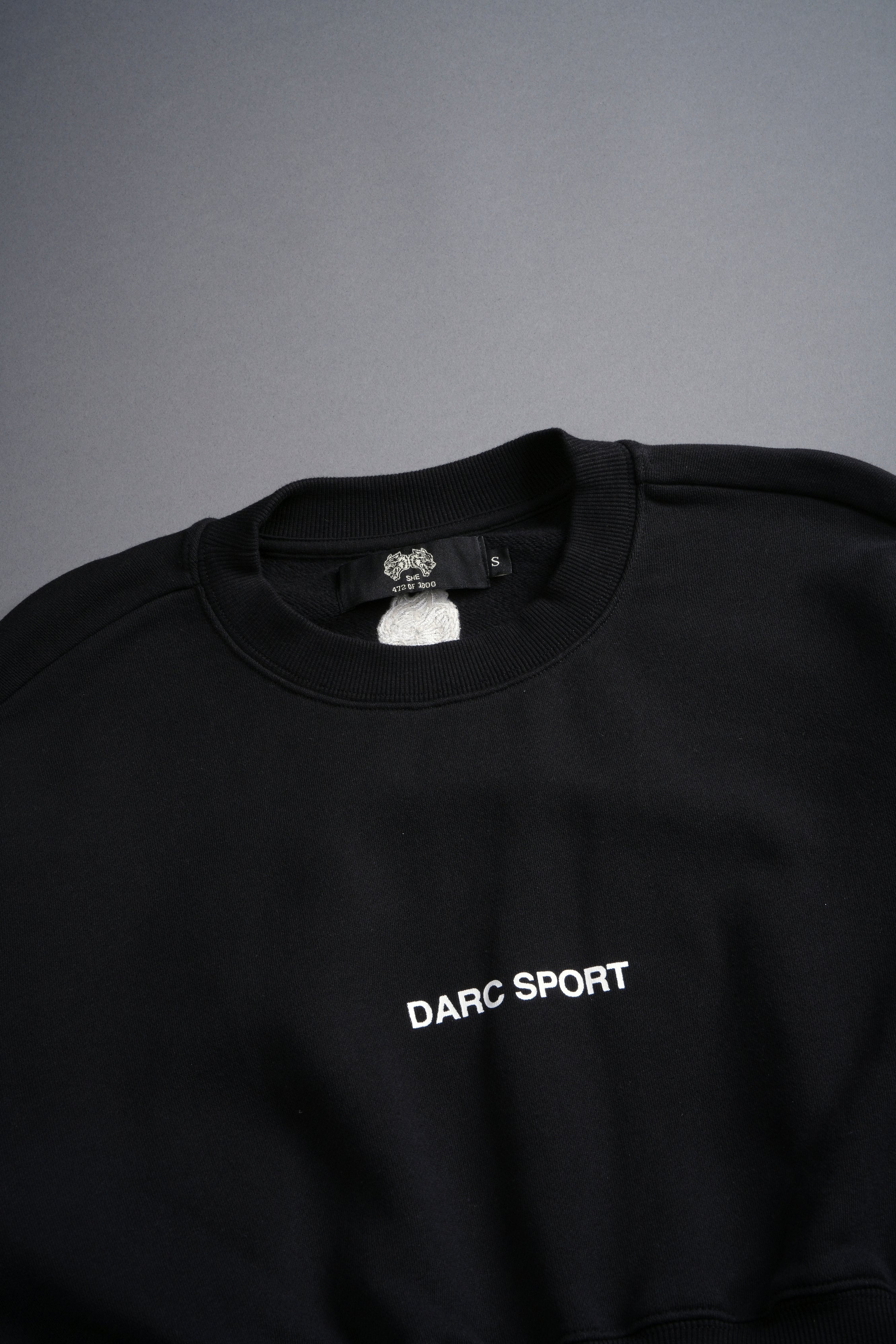 Reborn Ava Crewneck in Black – DarcSport
