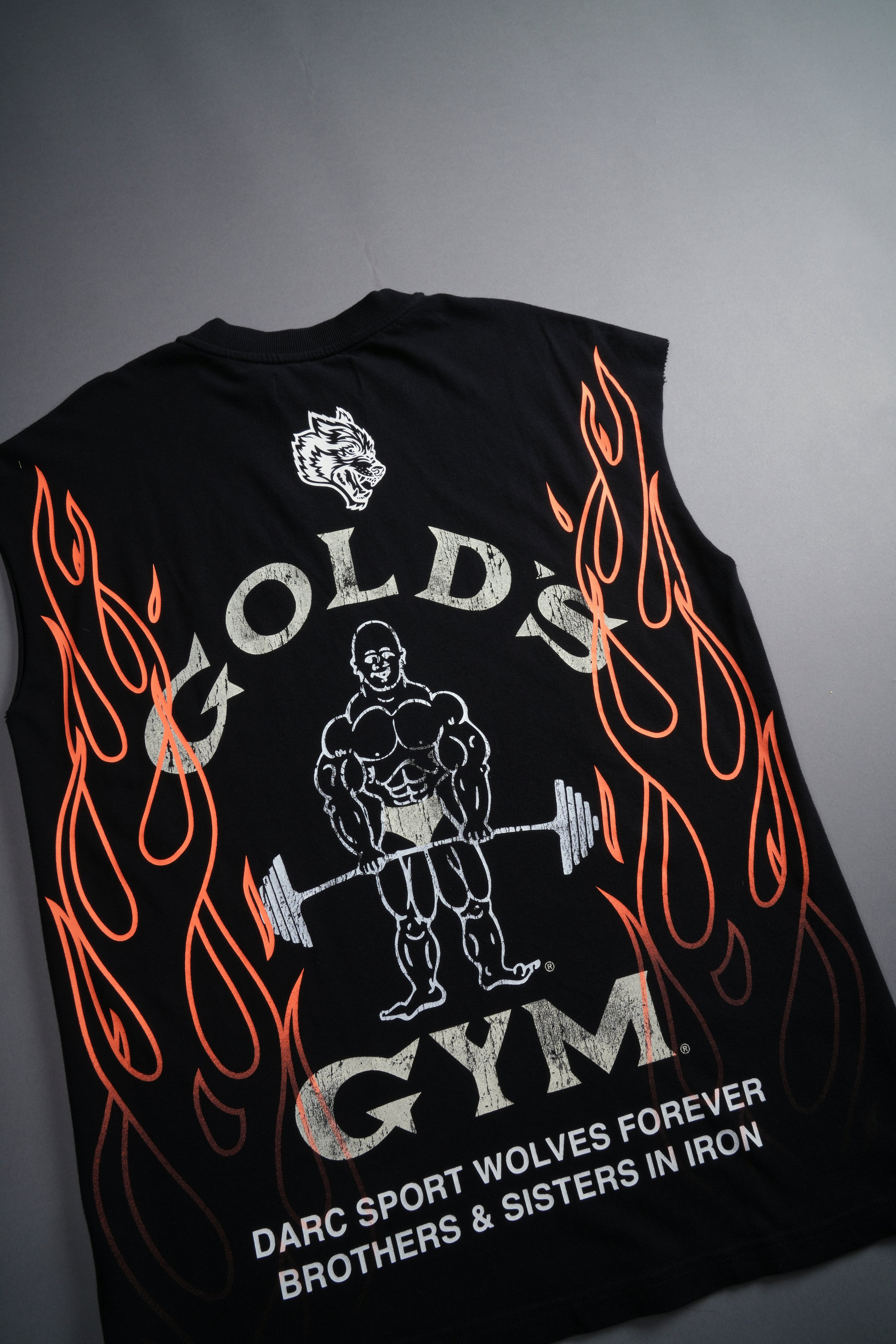 On Fire "Premium" Muscle Tee in Black