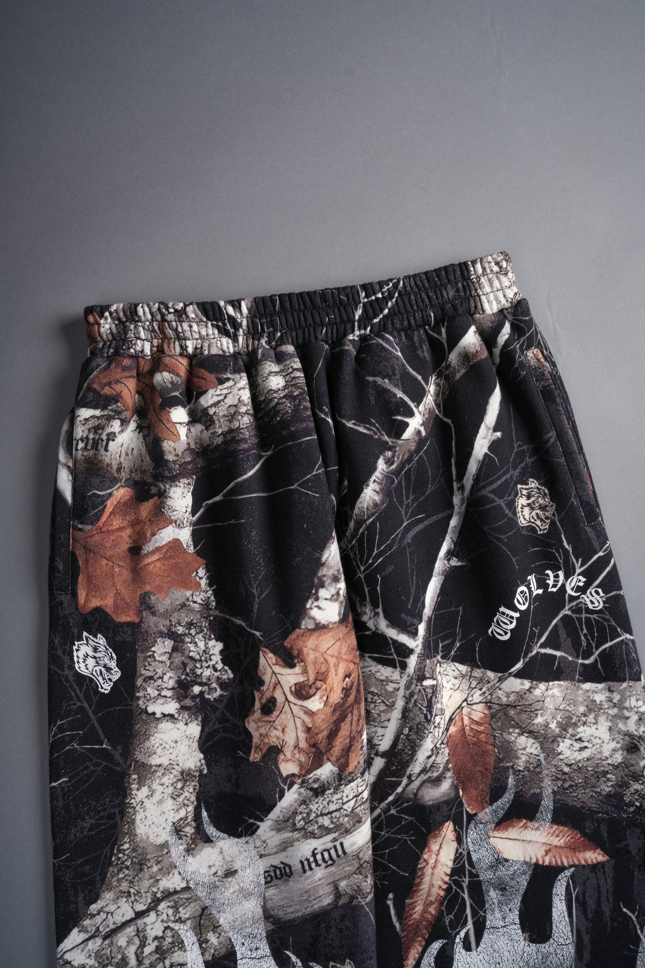 Mempo Kumite V2 Sweat Pants in Darc Woodland Camo