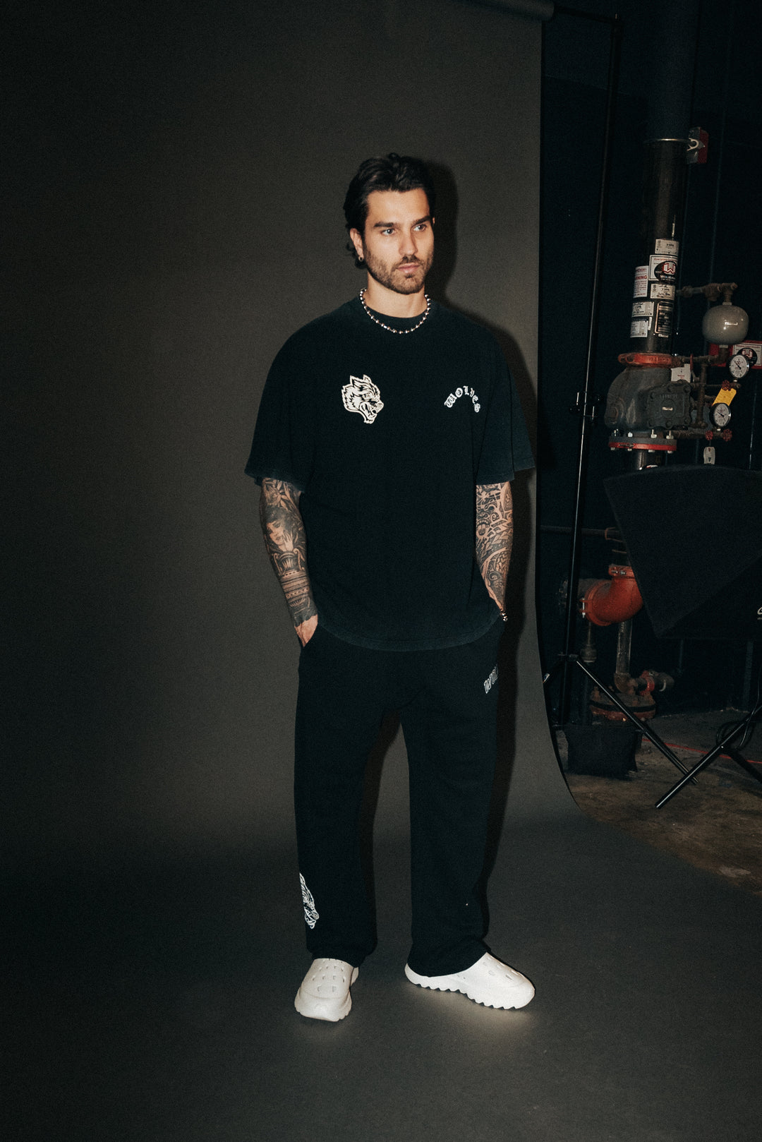 From Our Hearts "Premium" Oversized Tee in Black