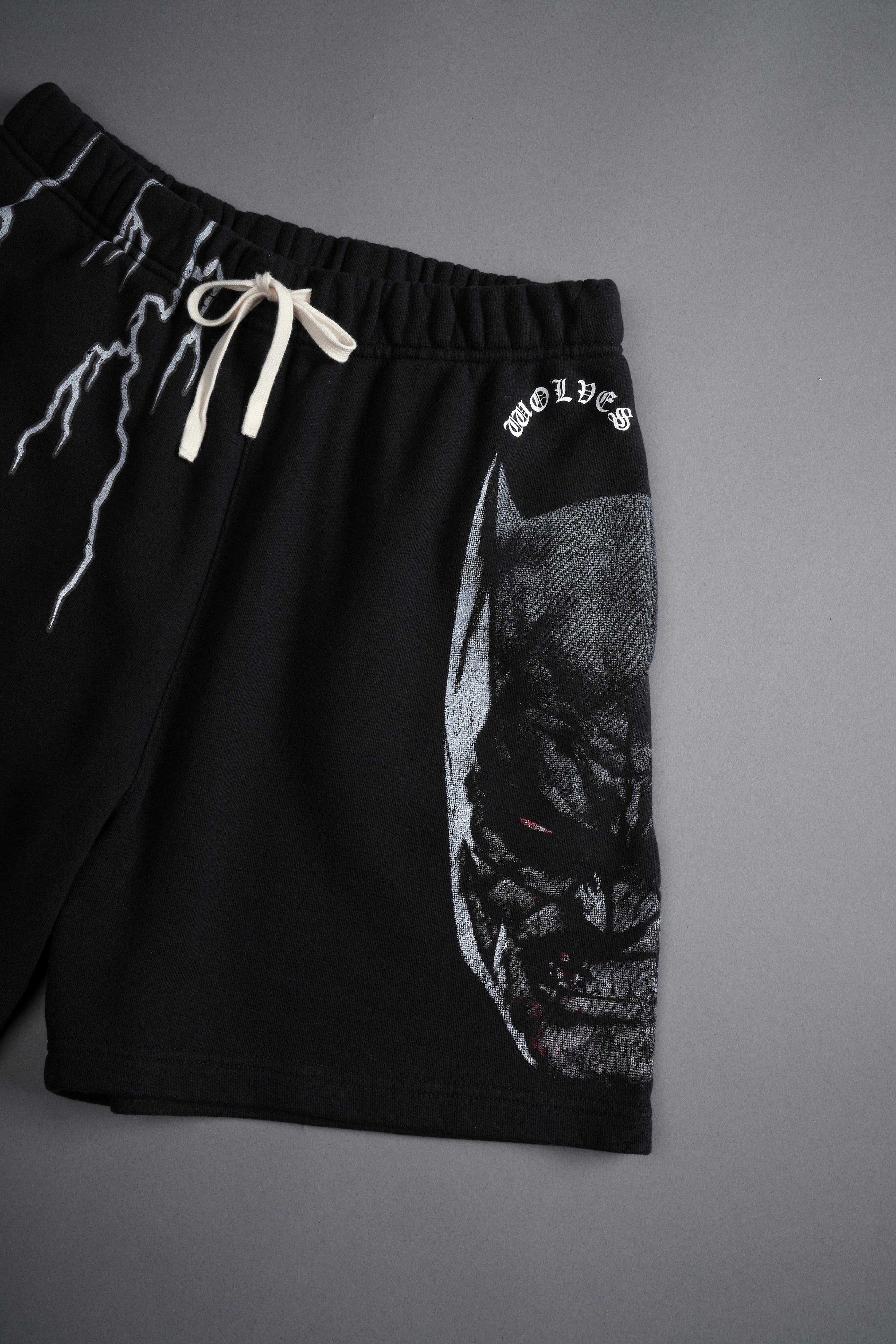 Unleashed Post Lounge Sweat Shorts in Black