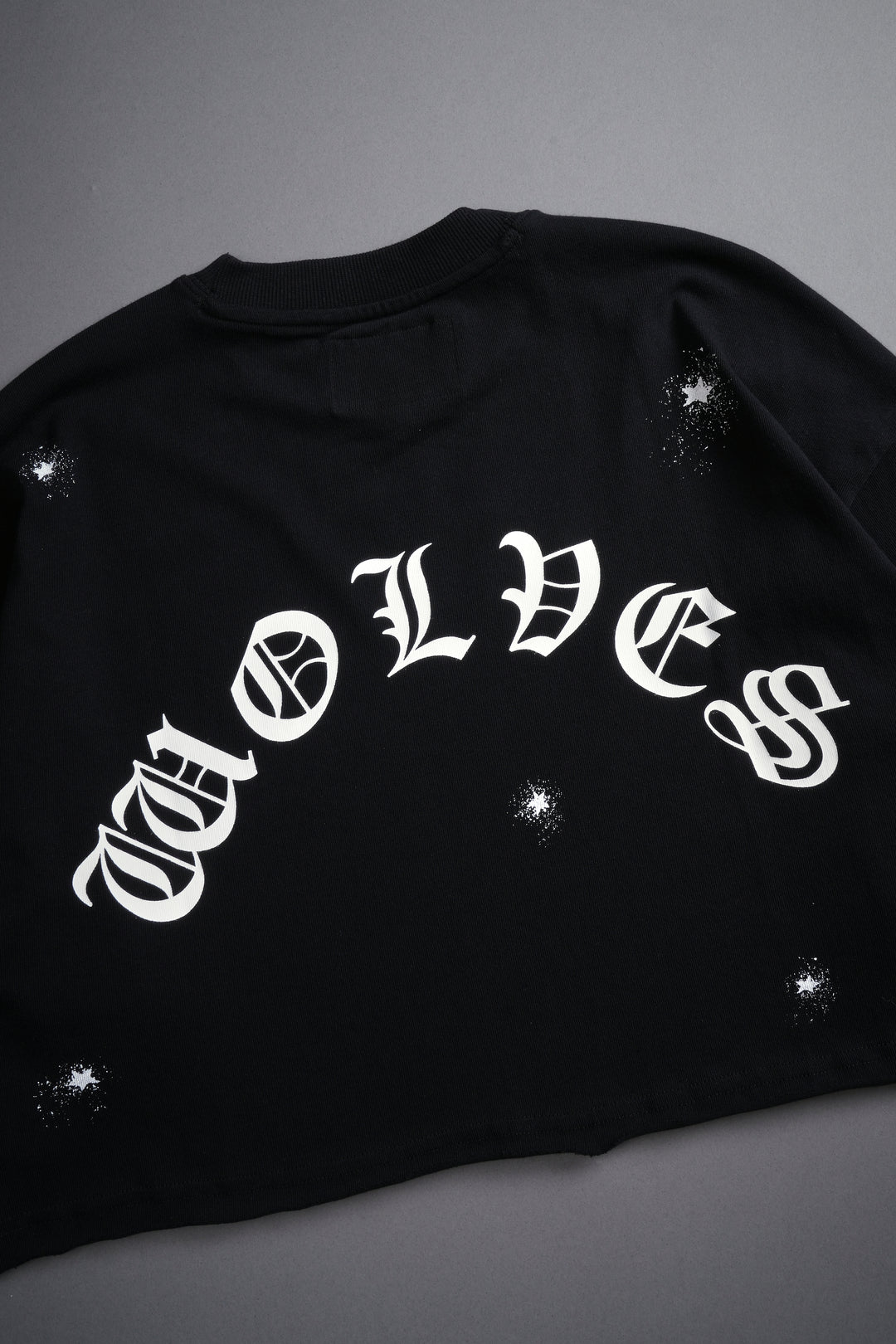 Moonlight "Premium" Oversized (Cropped) Tee in Black