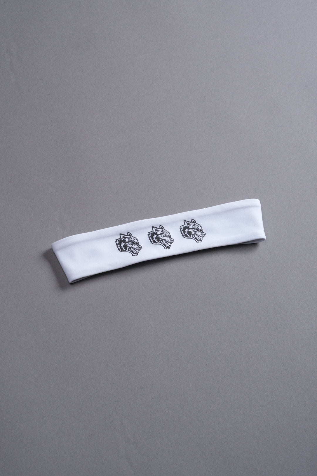 Triple Wolf Energy Headband in White