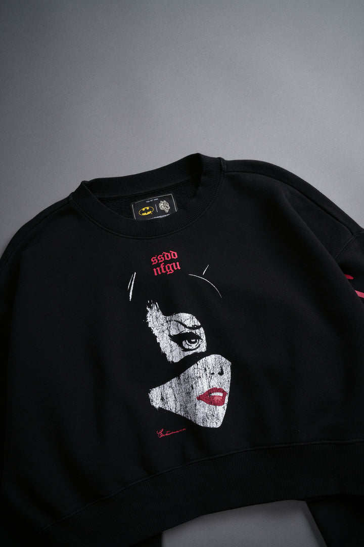 I Tried To Save You "Ava" Crewneck in Black