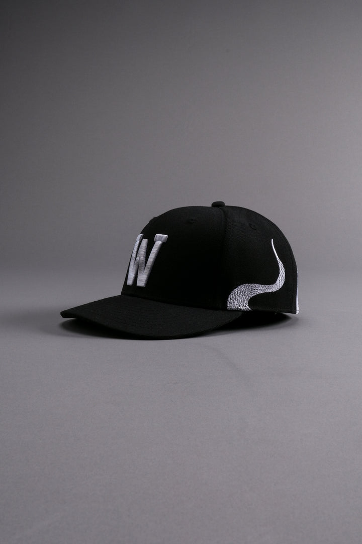 Revival Fitted Hat in Black