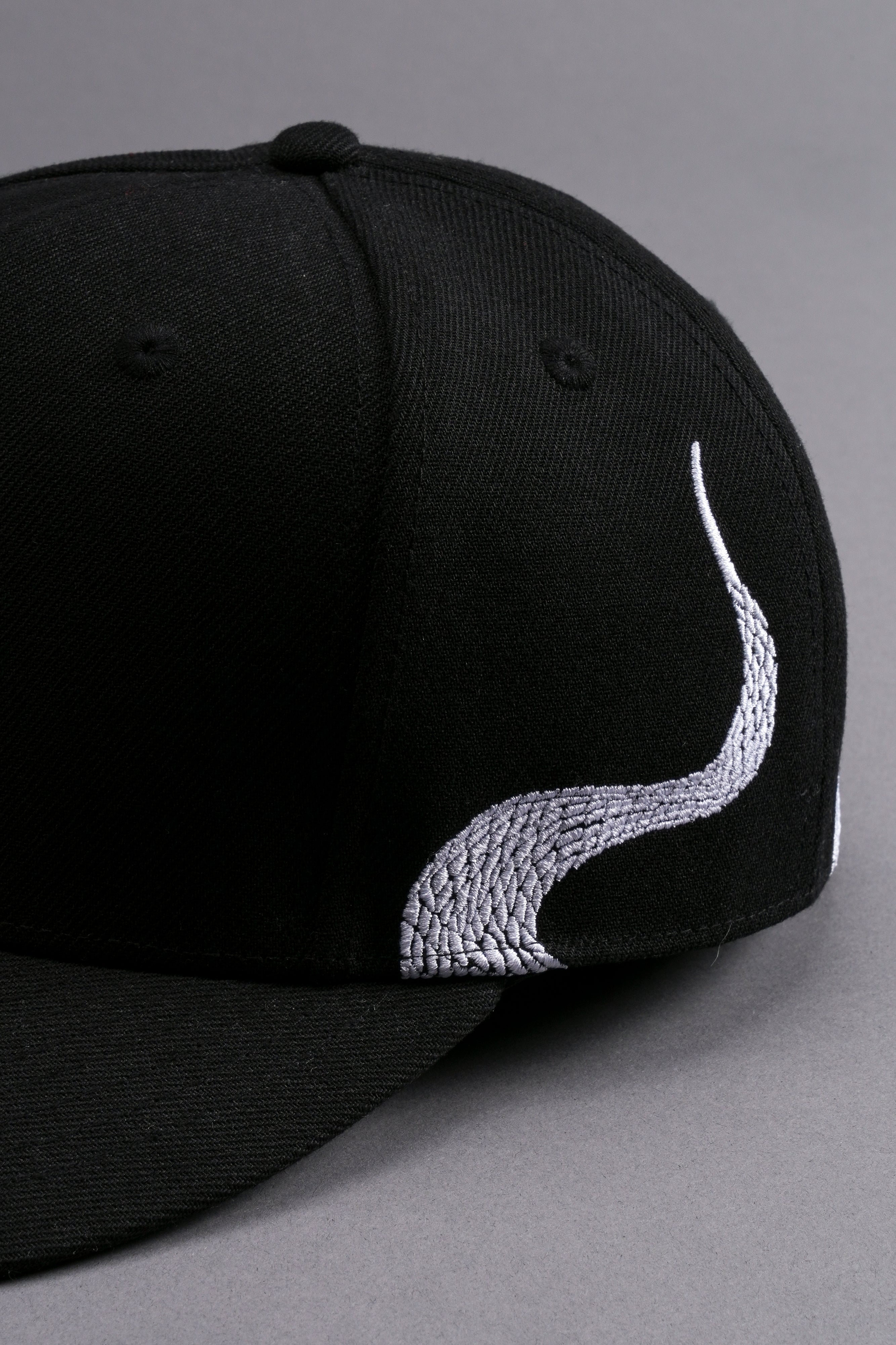 Revival Fitted Hat in Black