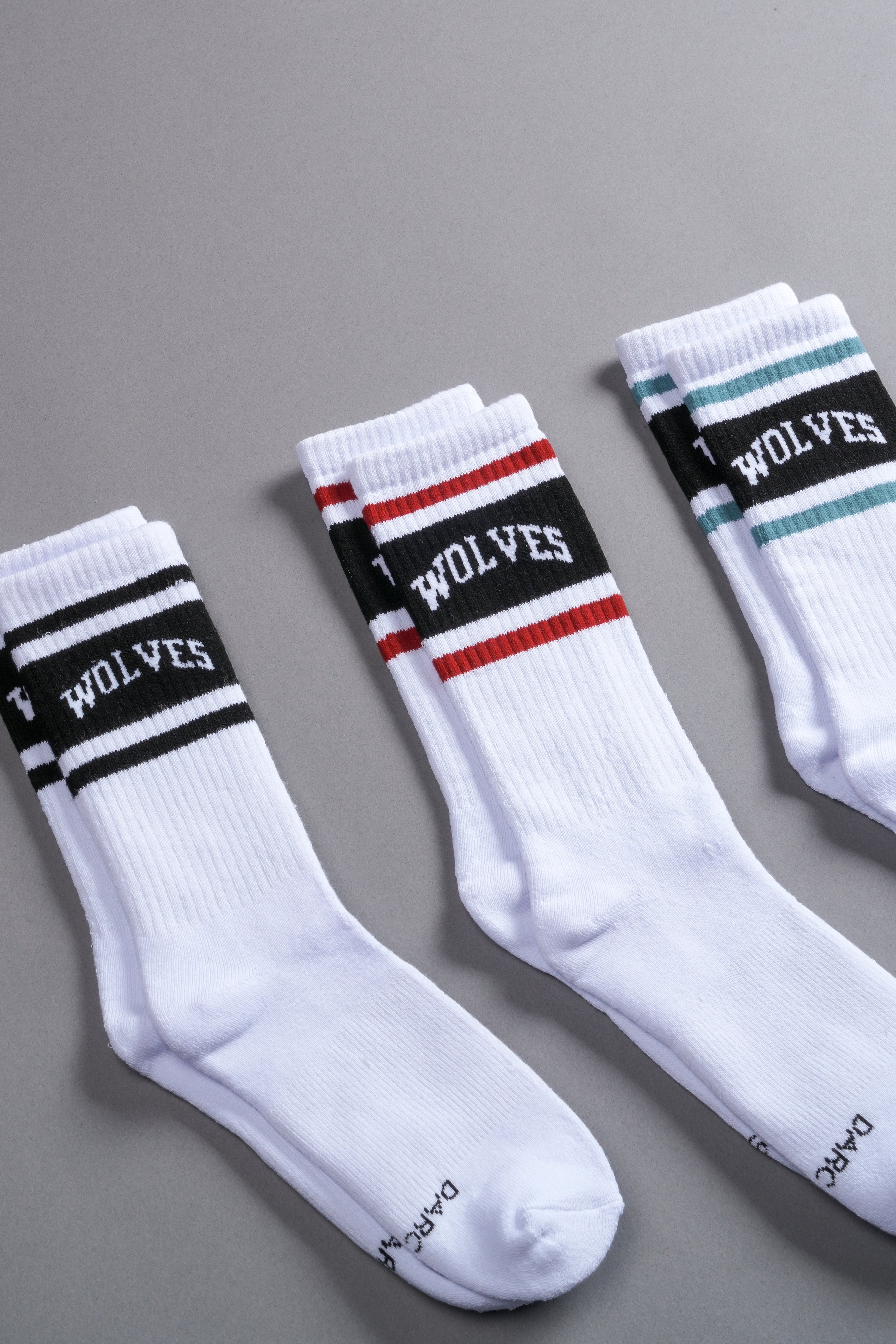 Loyalty Classic Socks (3 Pack) in Black/Terracotta Red/Mist