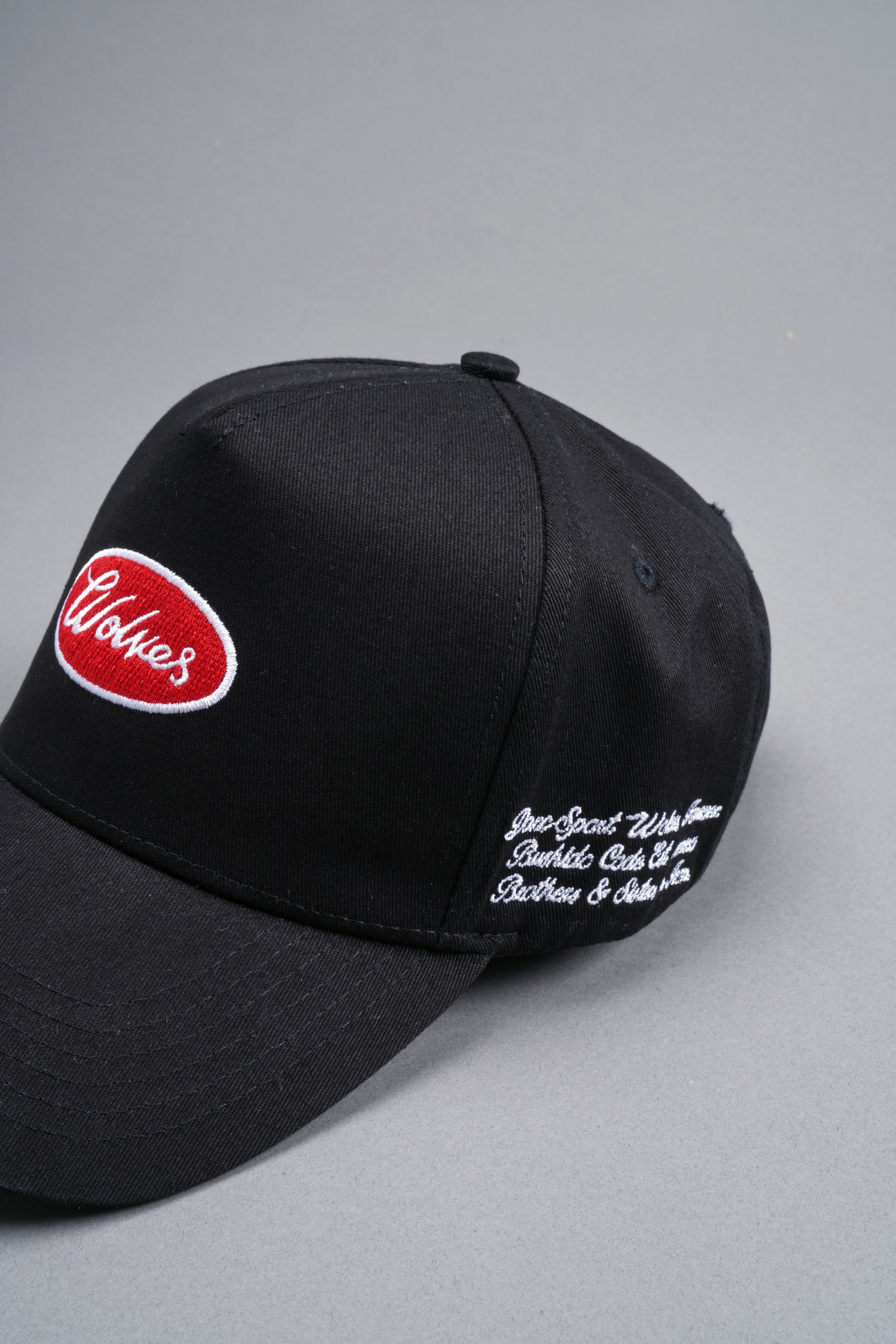 Our Lane 5 Panel Hat in Black