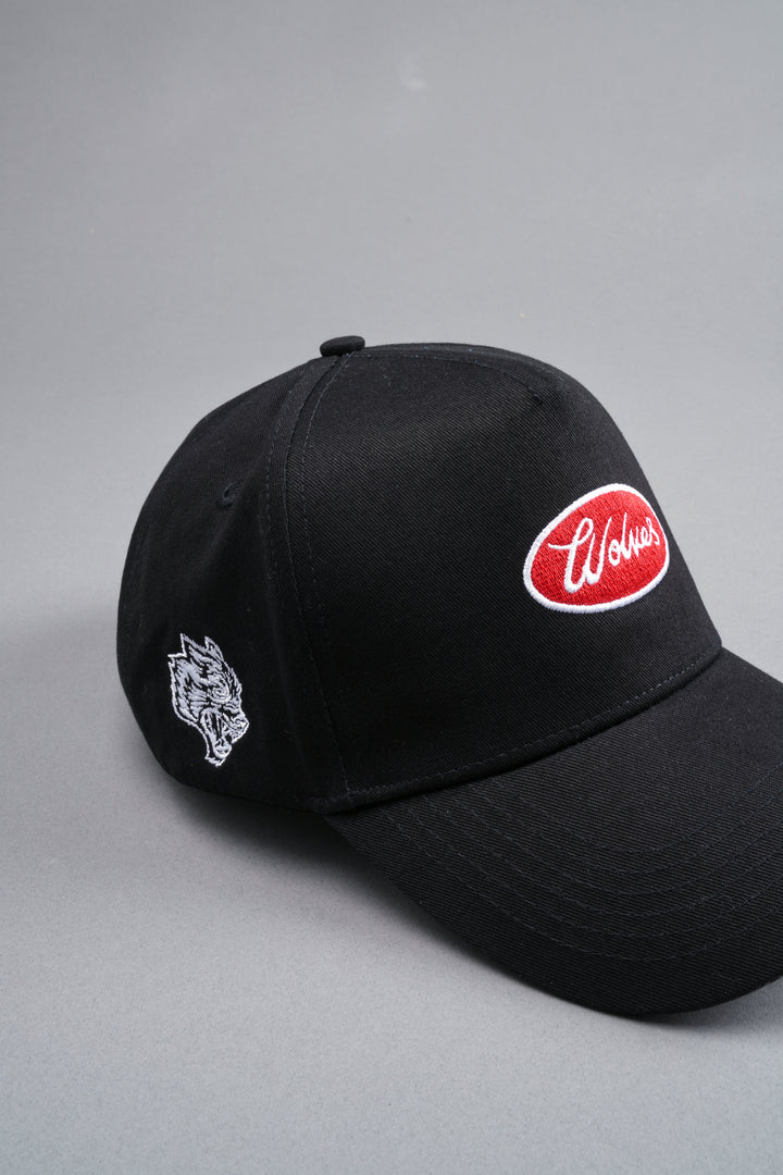 Our Lane 5 Panel Hat in Black