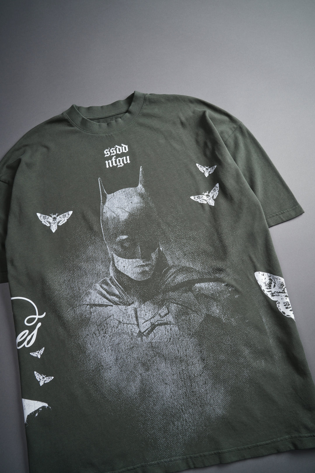 (1 OF 500) The Batman "Premium" Oversized Tee in Green Ivy