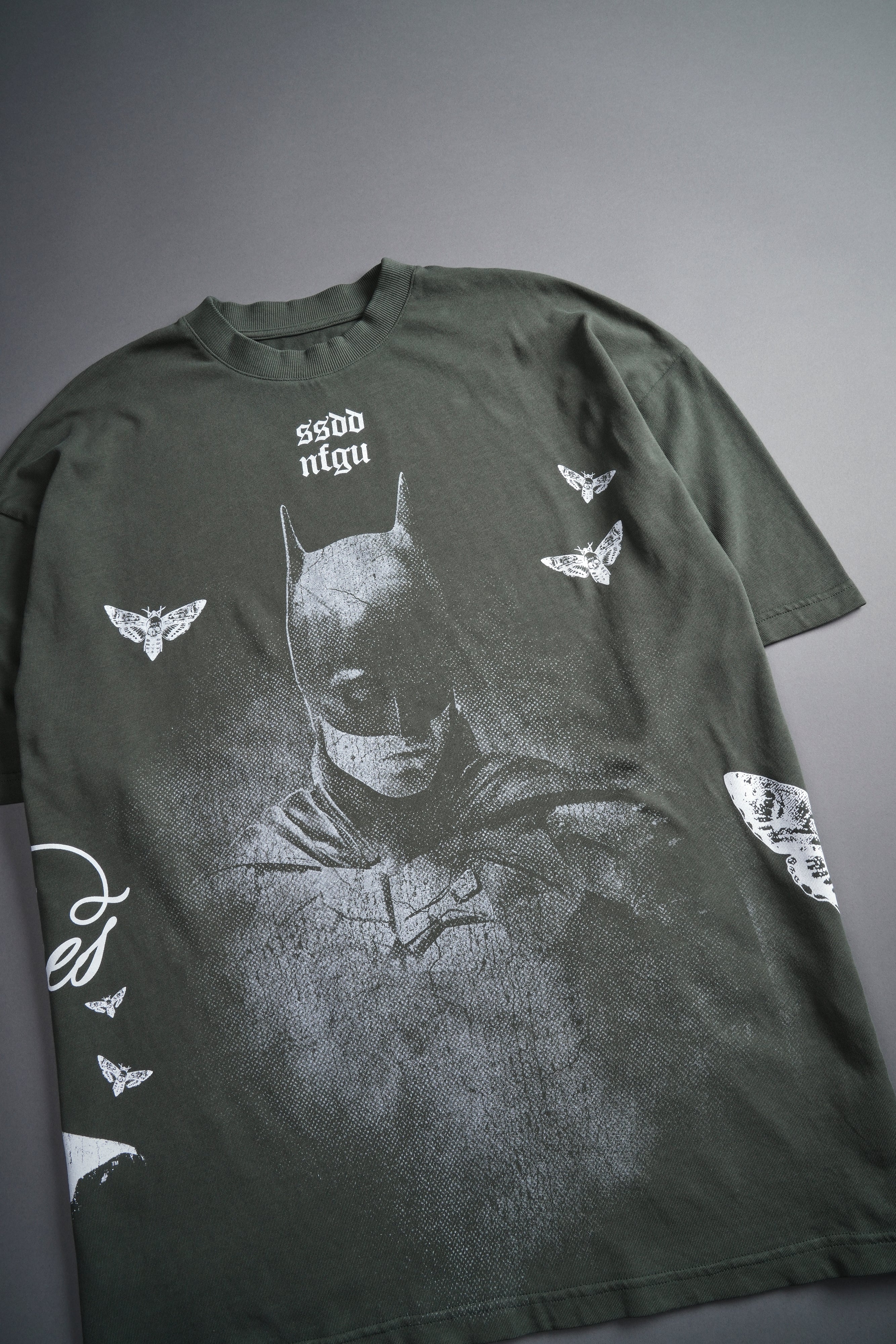 (1 OF 500) The Batman "Premium" Oversized Tee in Green Ivy