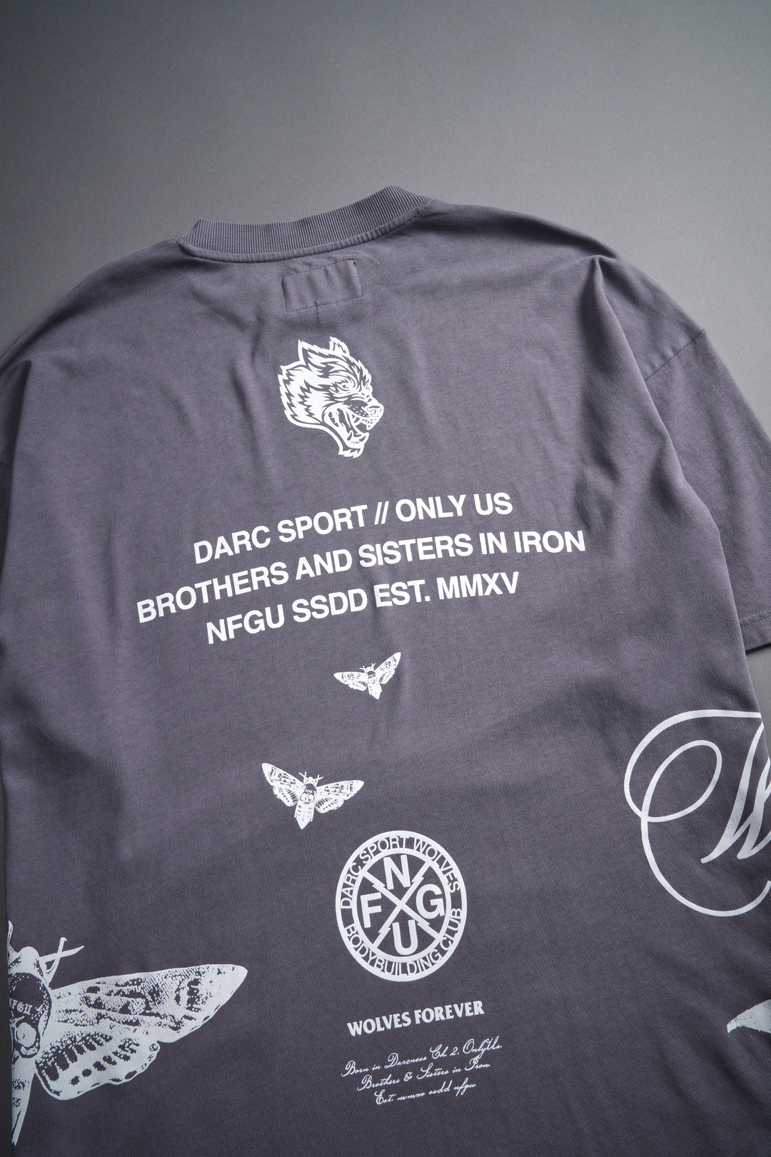(1 OF 500) The Batman "Premium" Oversized Tee in Nirvana Gray